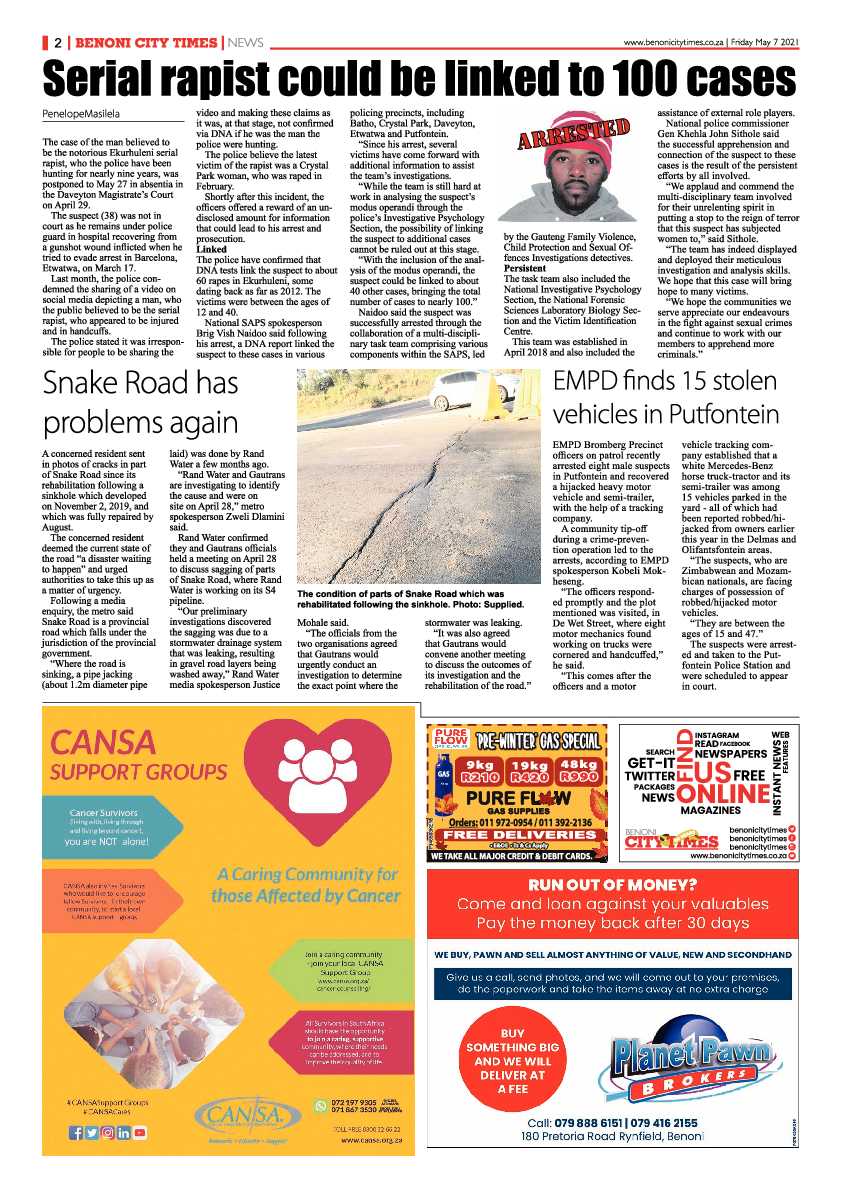 Benoni City Times 7 May 2021 page 2