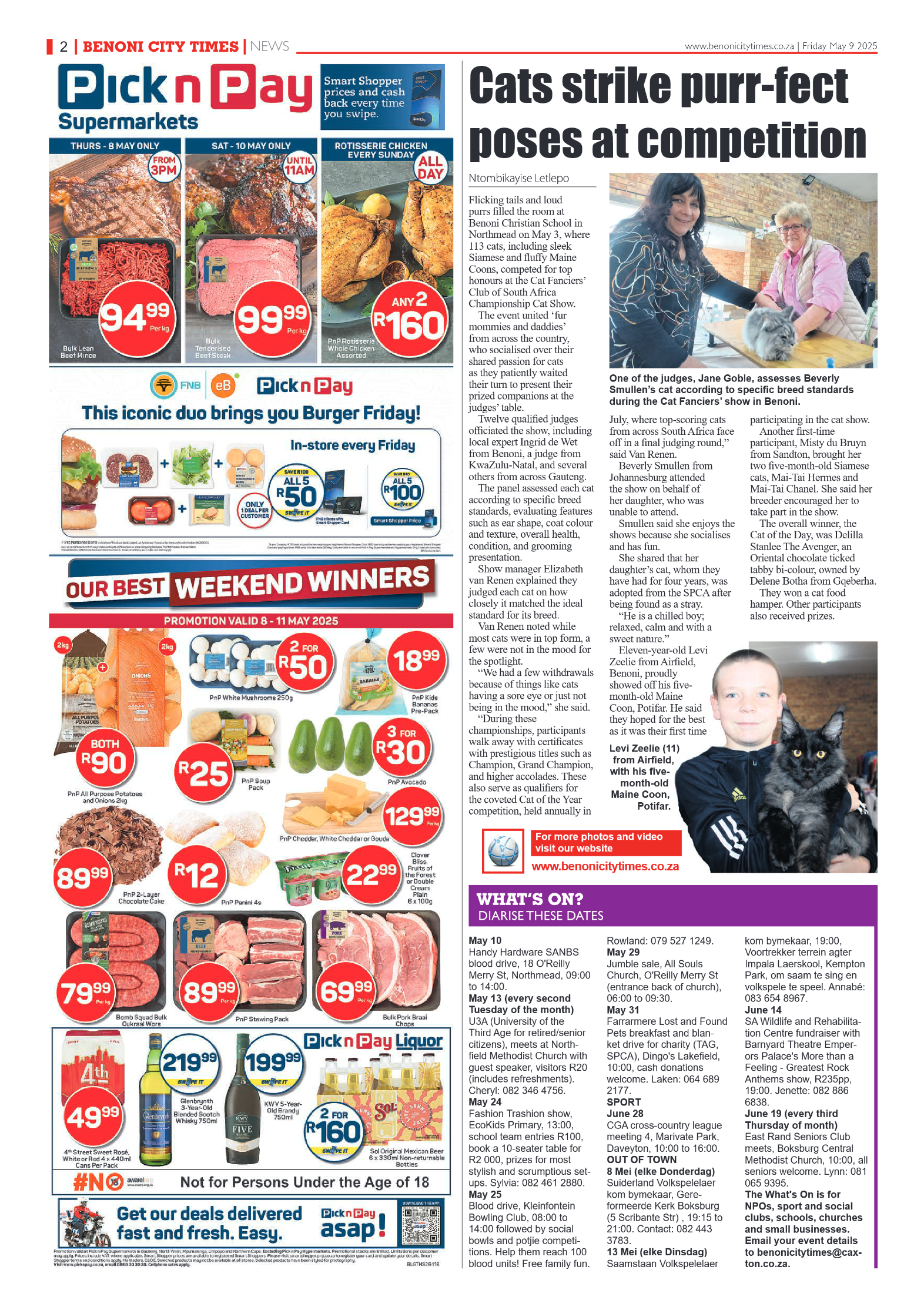Benoni City Times 7 May 2025 page 2