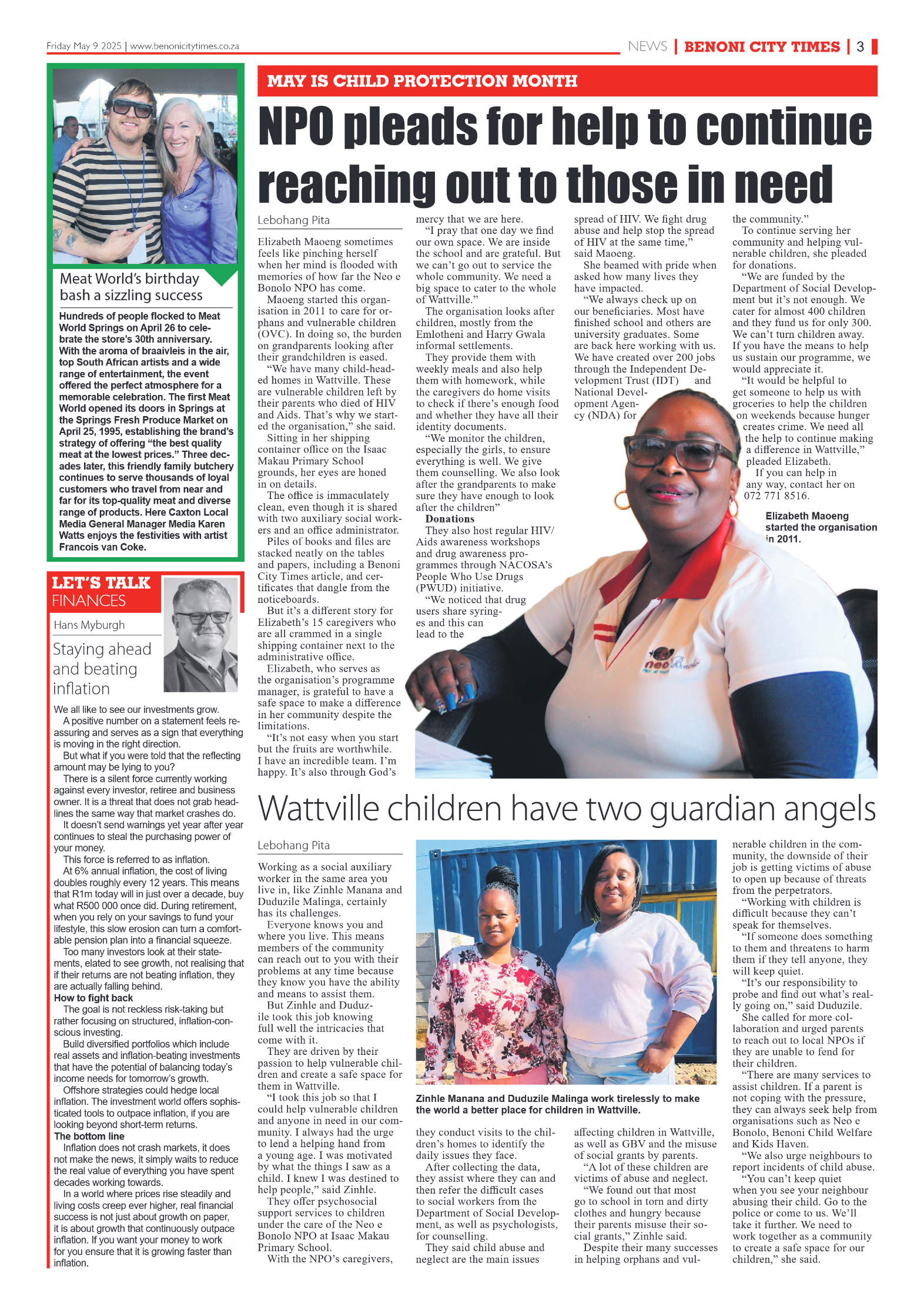 Benoni City Times 7 May 2025 page 3