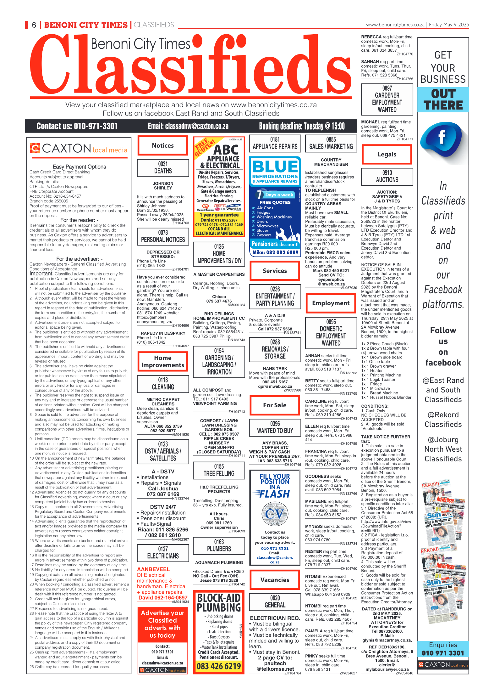 Benoni City Times 7 May 2025 page 6