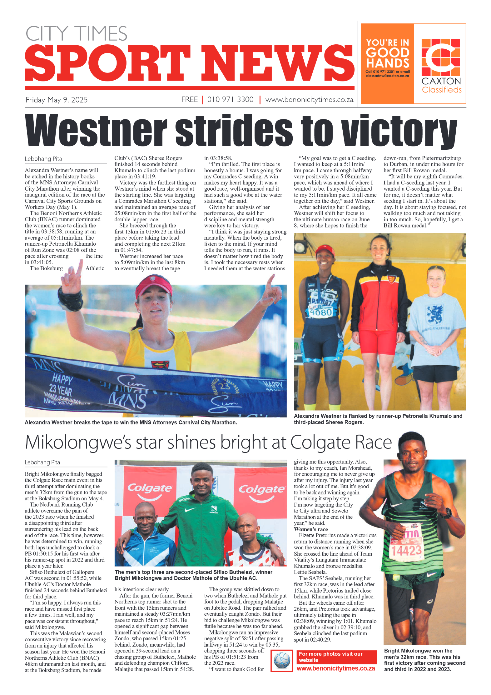 Benoni City Times 7 May 2025 page 8