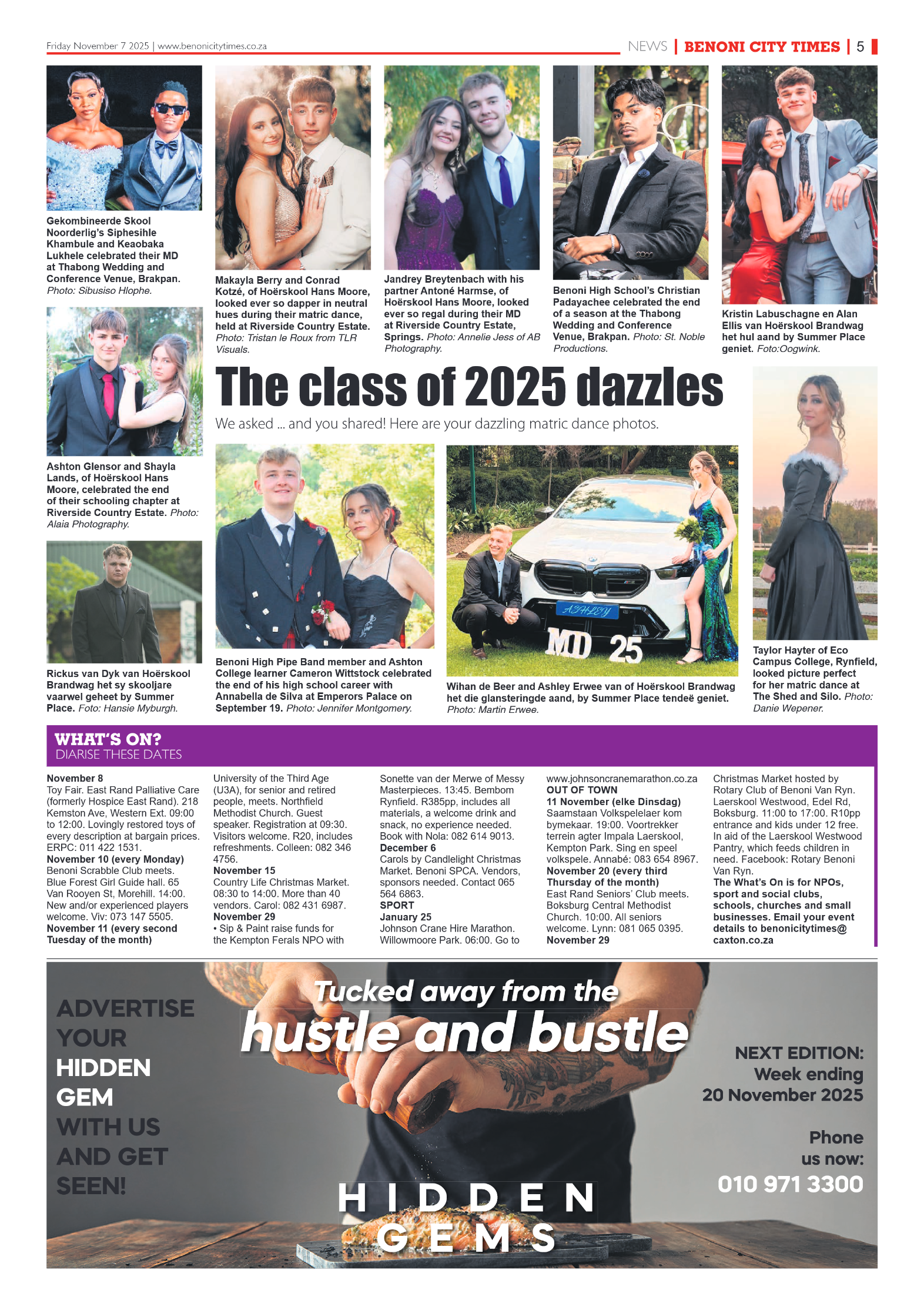 Benoni City Times 7 November 2025 page 17
