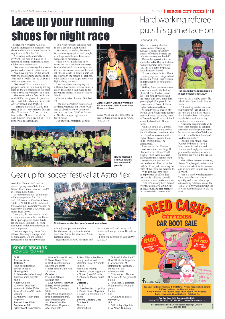 Benoni City Times 7 October 2022 page 11