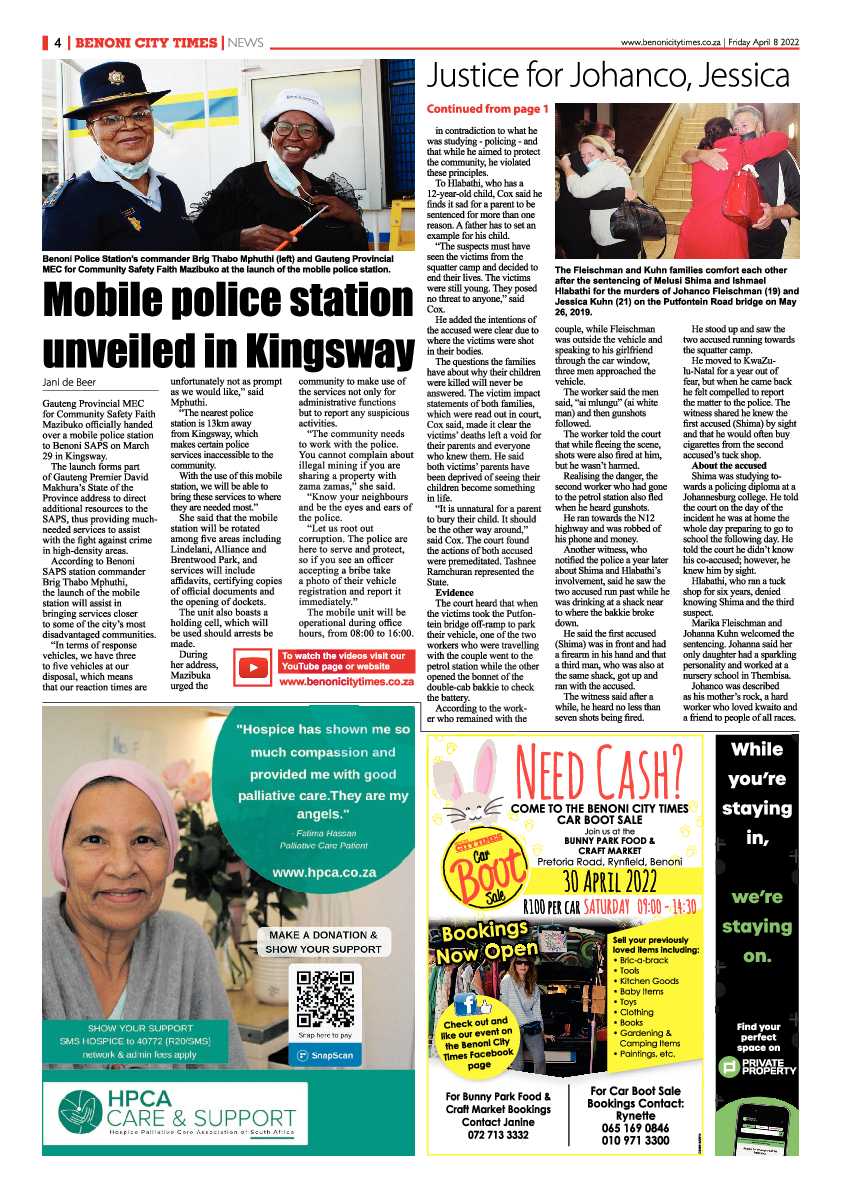Benoni City Times 8 April 2022 page 4