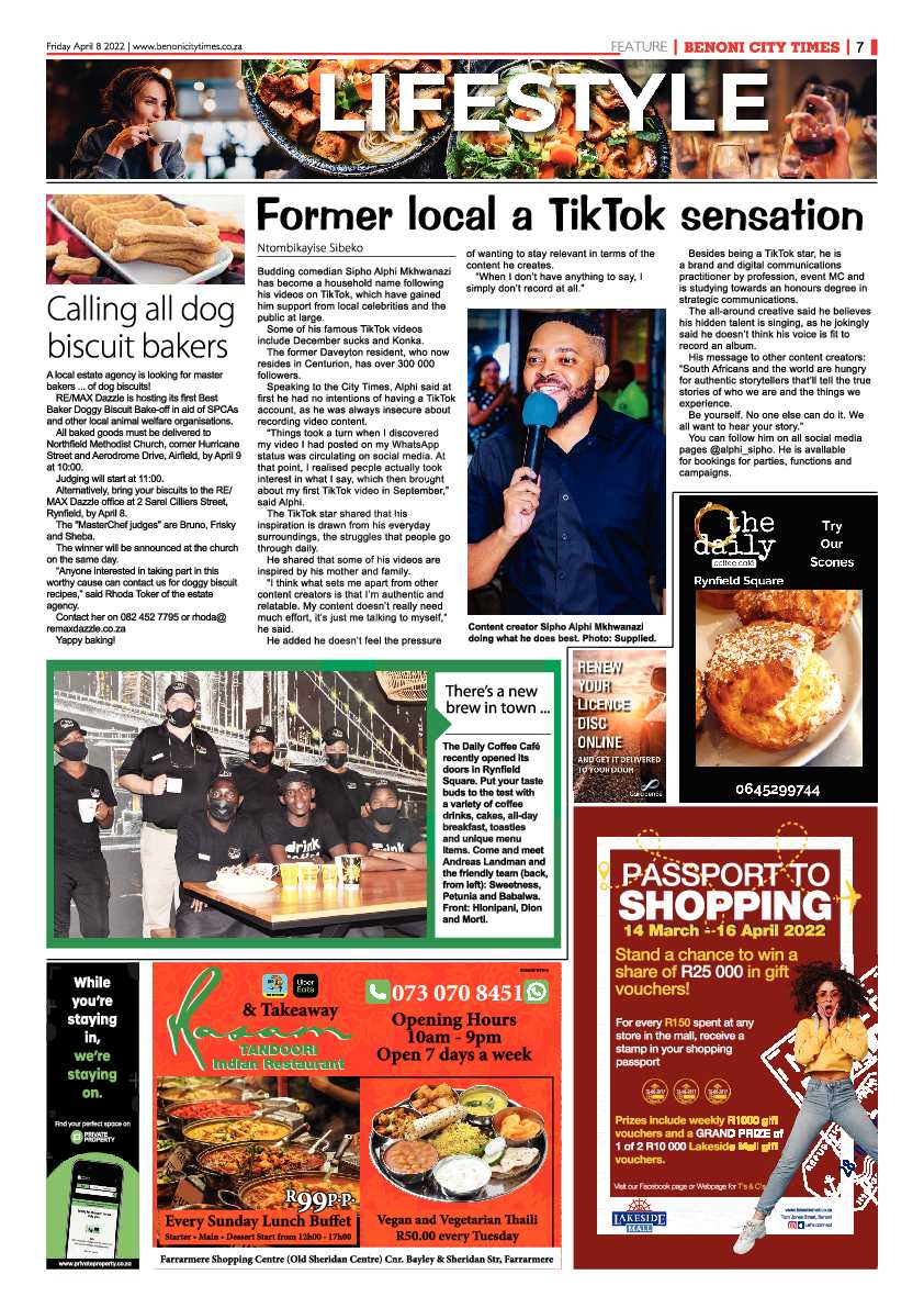 Benoni City Times 8 April 2022 page 7