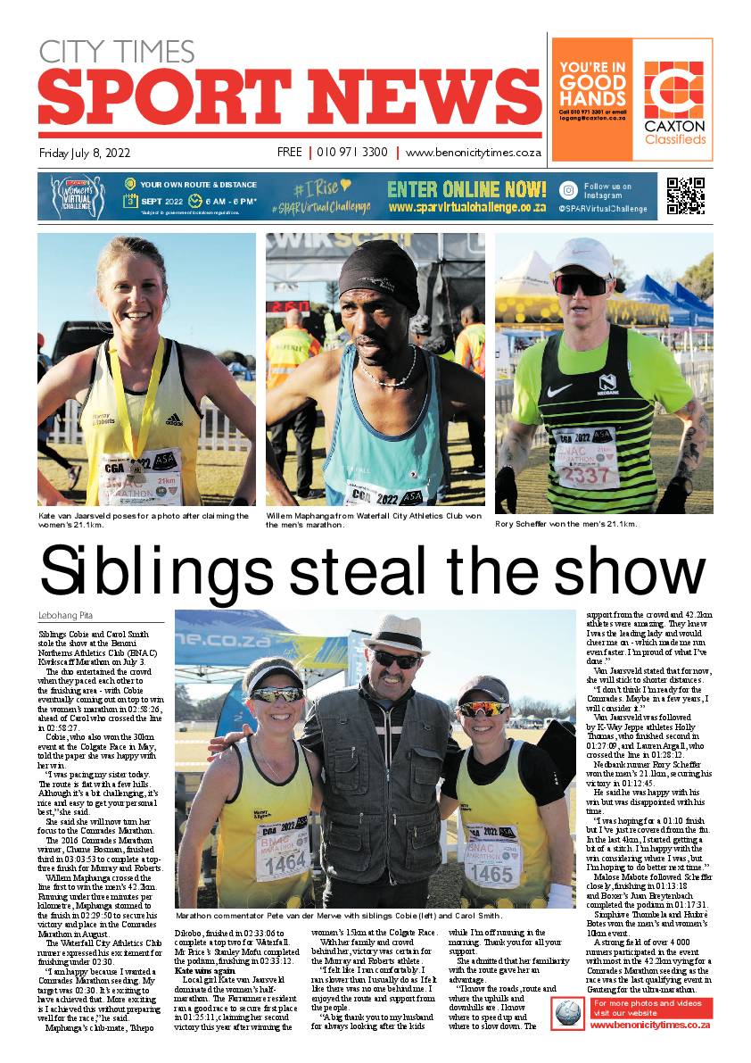 Benoni City Times 8 July 2022 page 12