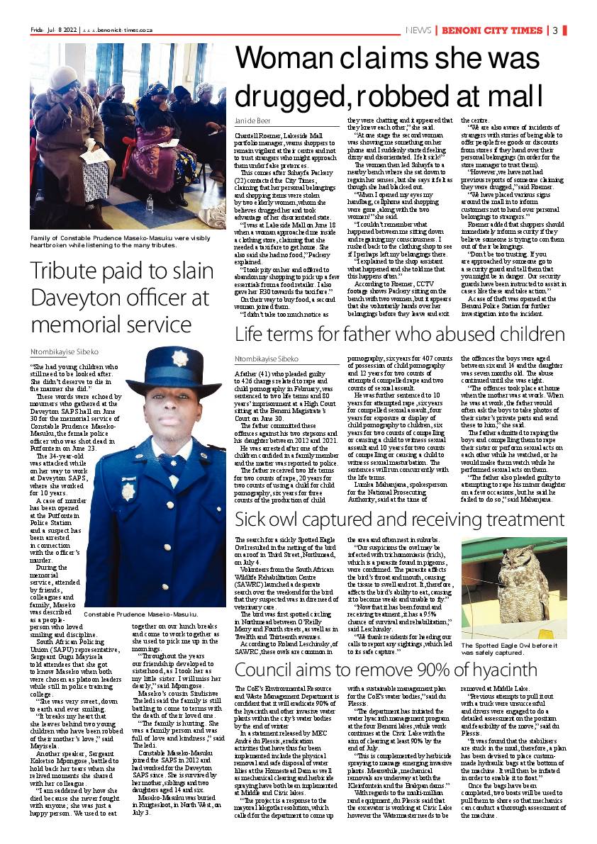 Benoni City Times 8 July 2022 page 3