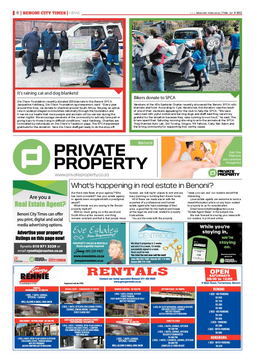 Benoni City Times 8 July 2022 page 8