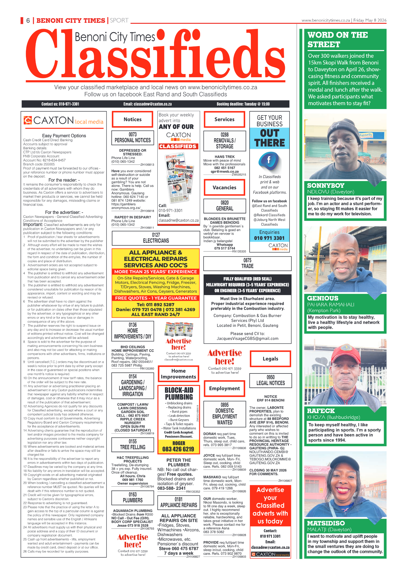 Benoni City Times 8 May 2026 page 6