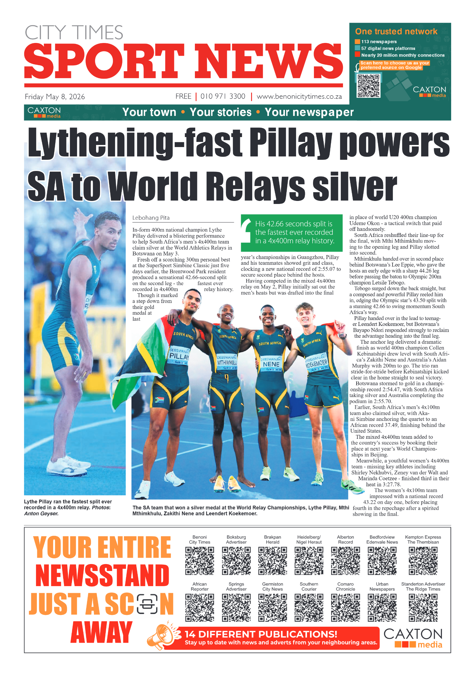 Benoni City Times 8 May 2026 page 8