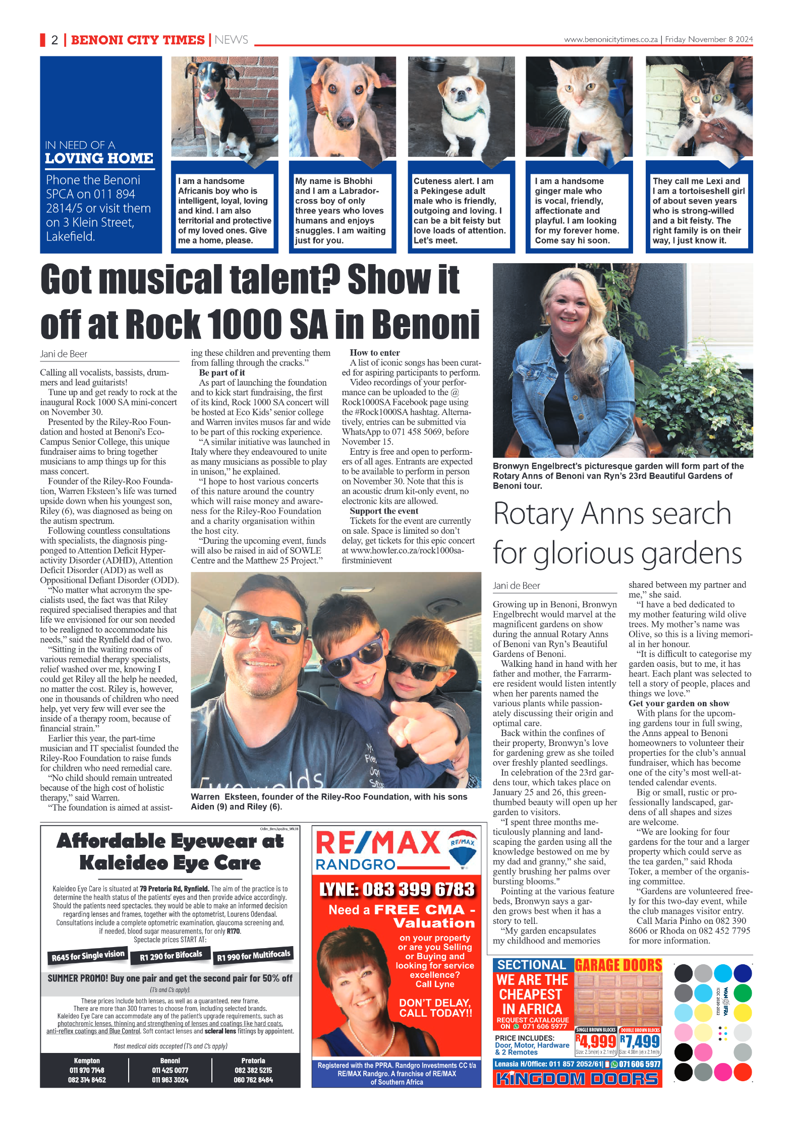 Benoni City Times 8 November 2024 page 2