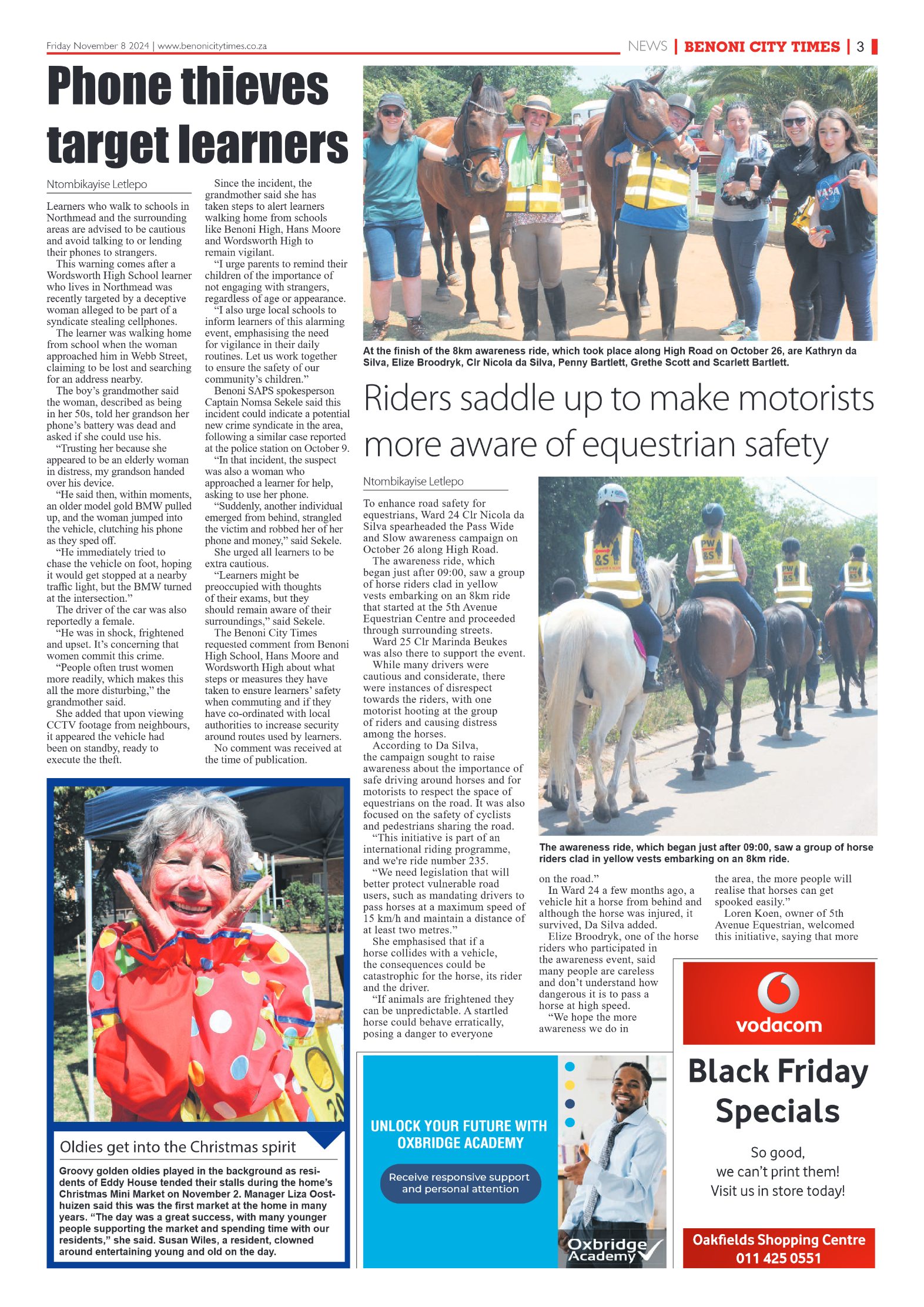 Benoni City Times 8 November 2024 page 3