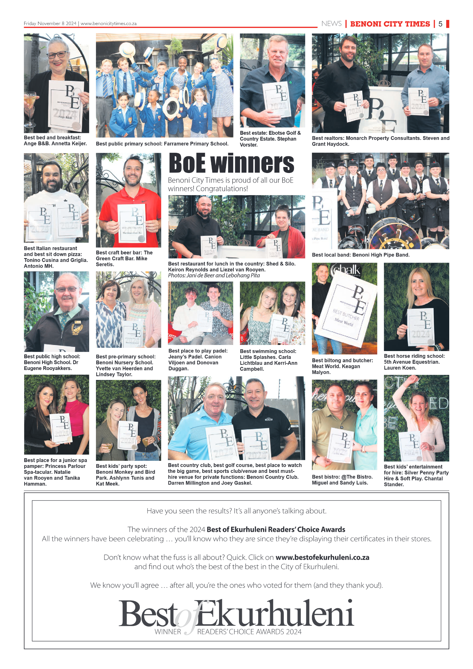 Benoni City Times 8 November 2024 page 5
