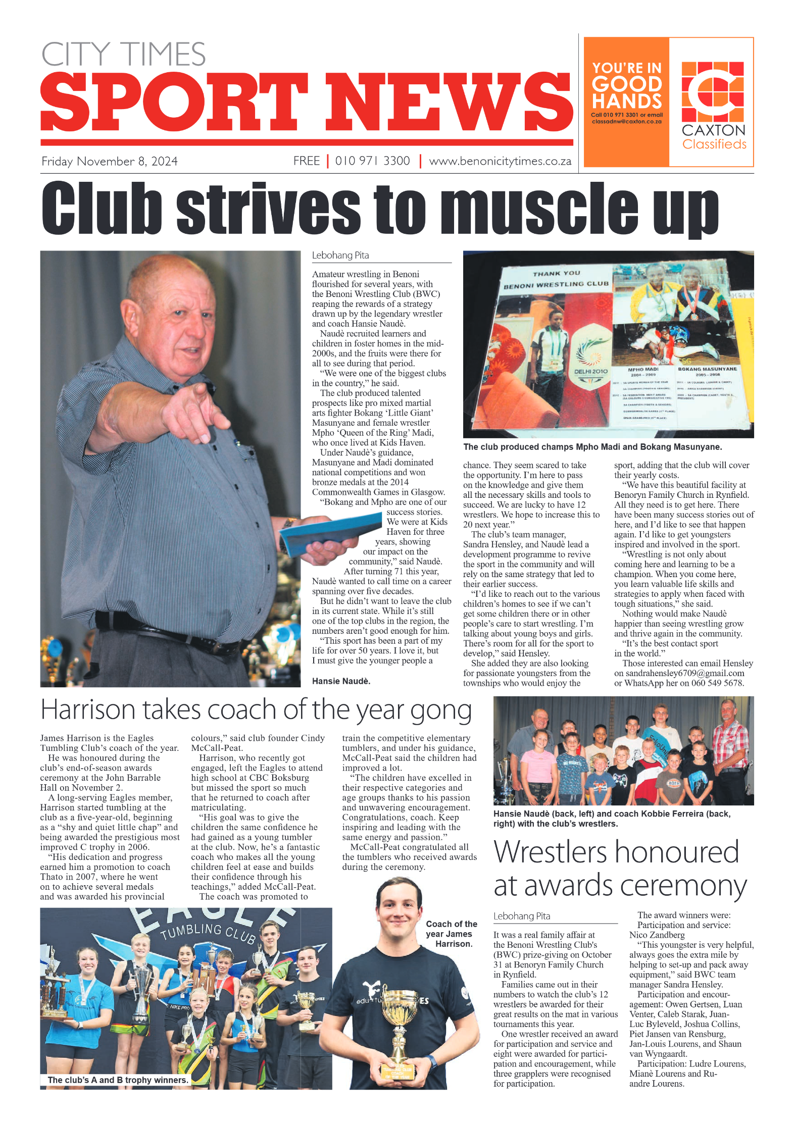 Benoni City Times 8 November 2024 page 8
