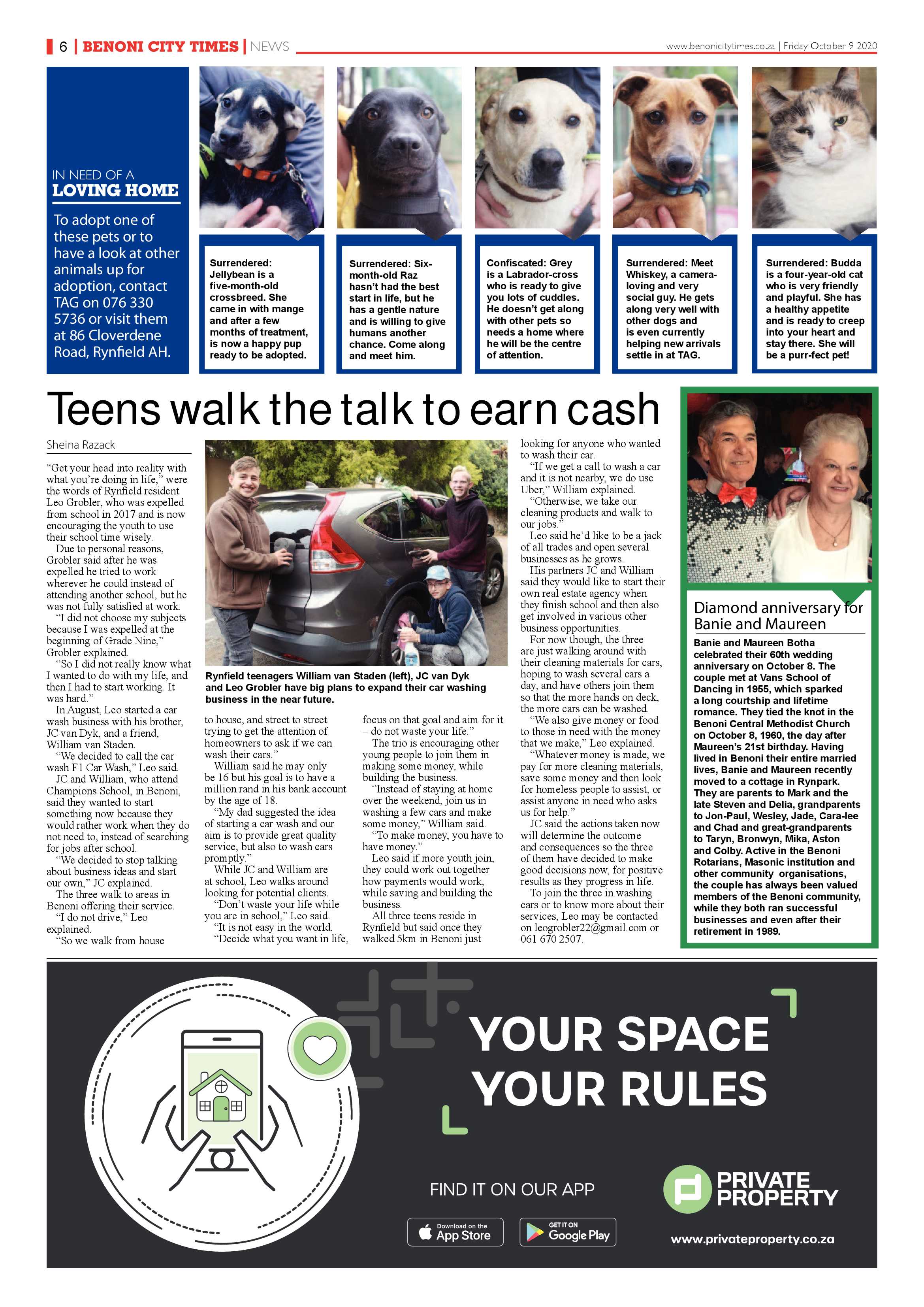 Benoni City Times 8 October 2020 page 6