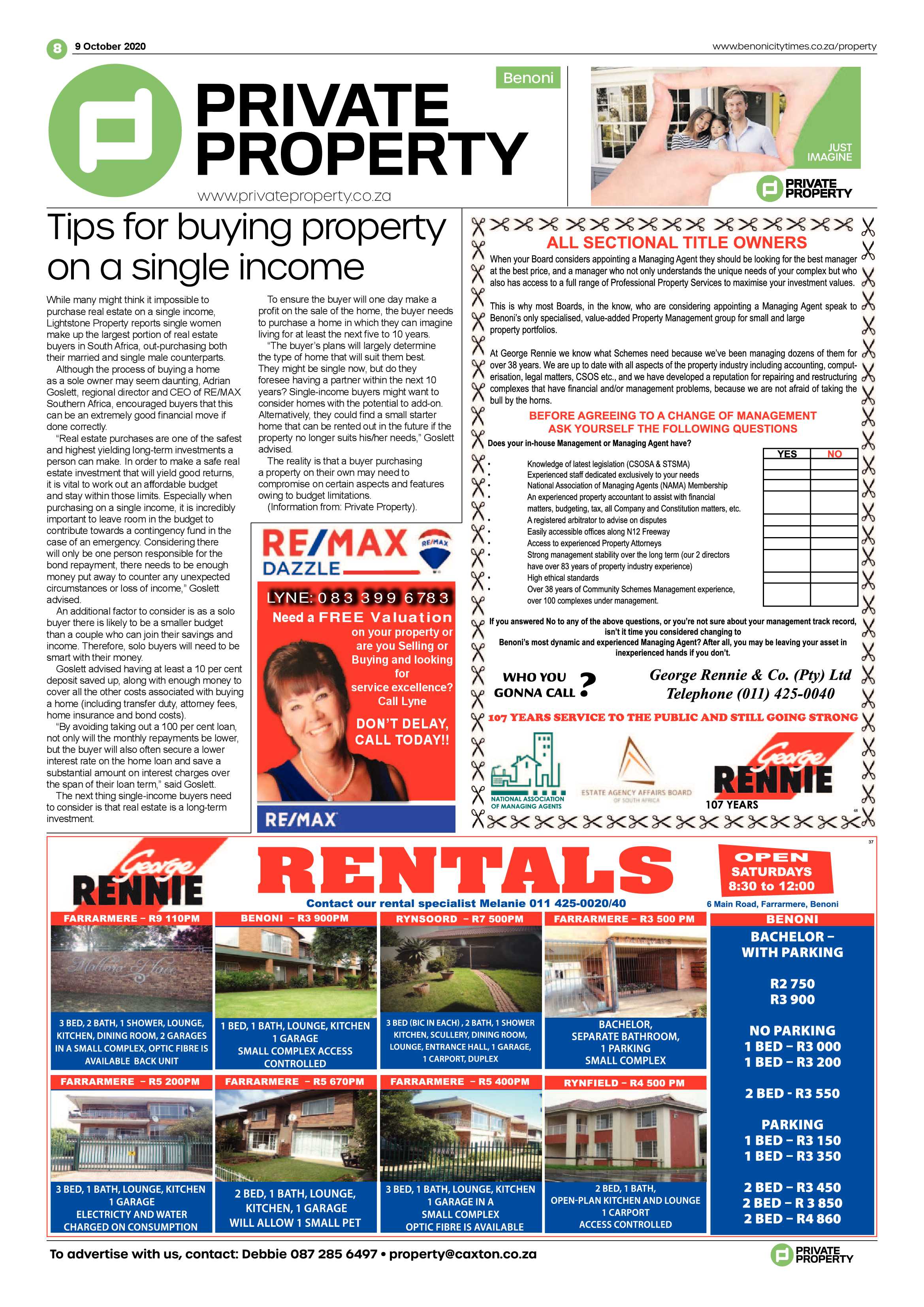 Benoni City Times 8 October 2020 page 8