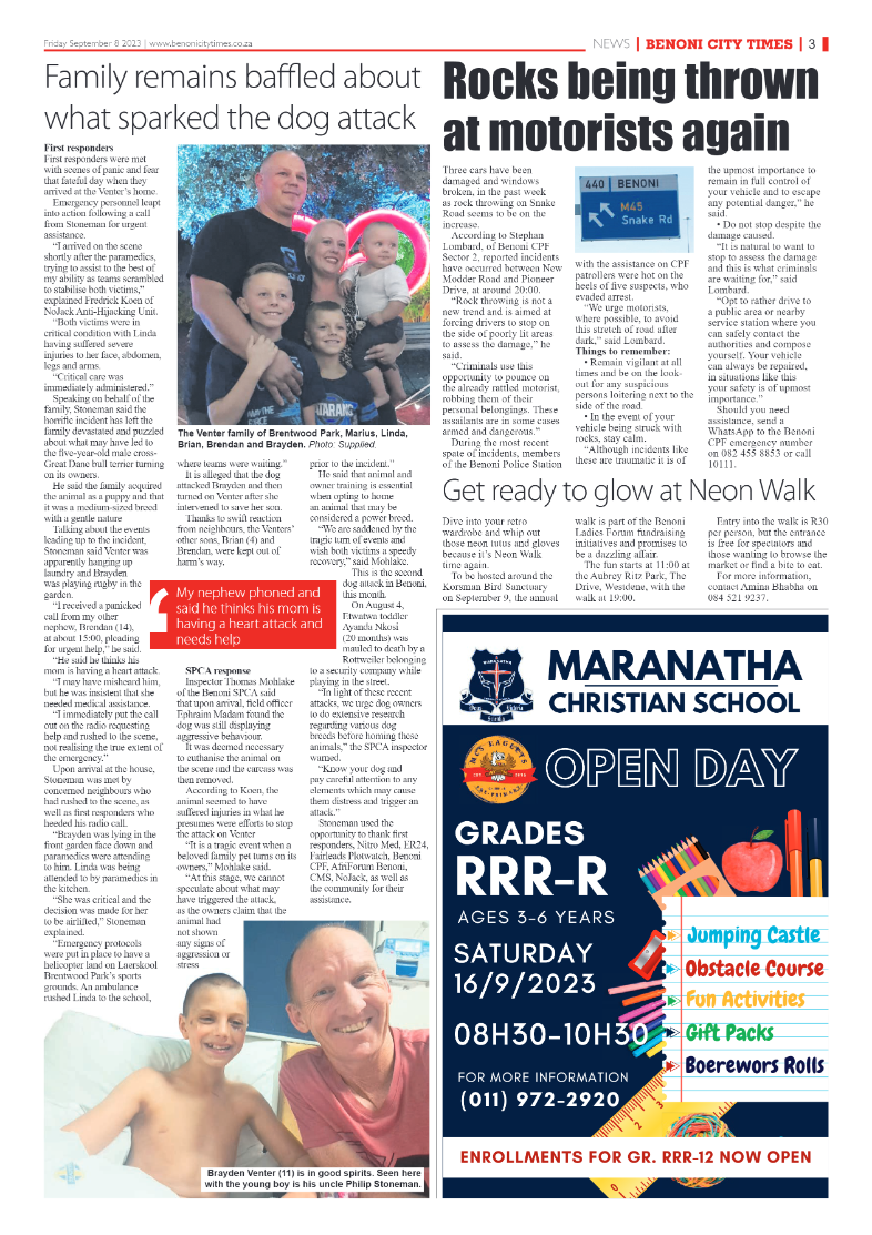 Benoni City Times 8 September 2023 page 3