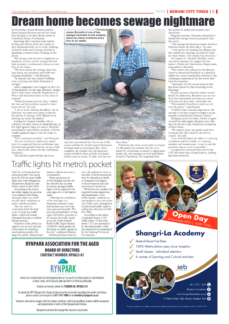 Benoni City Times 8 September 2023 page 5