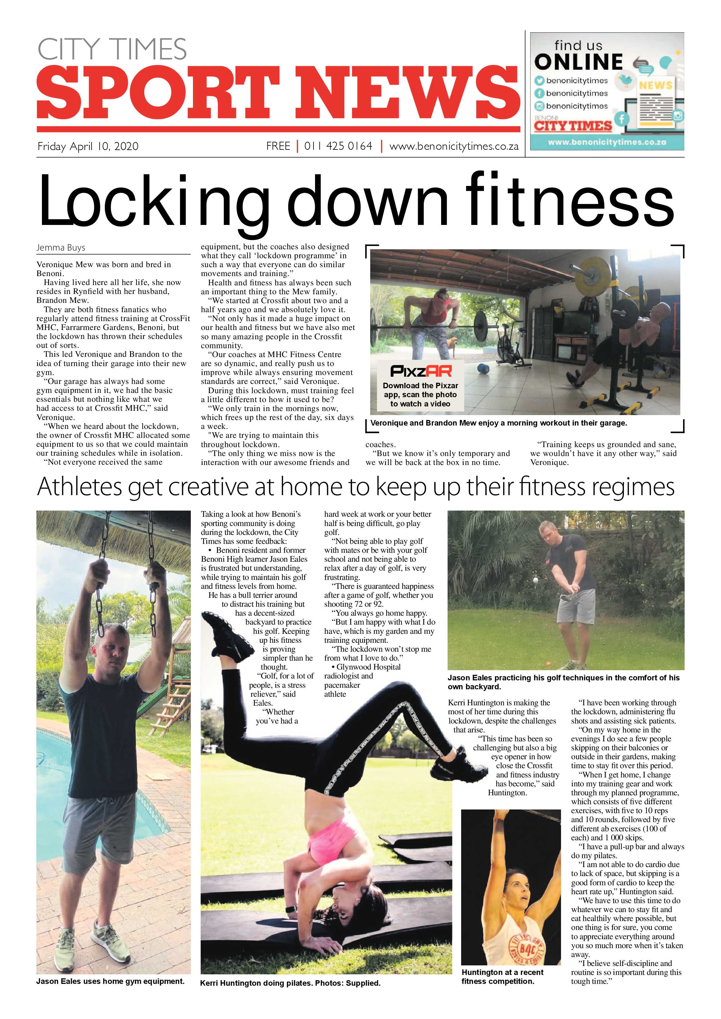 Benoni City Times 9 April 2020 page 12