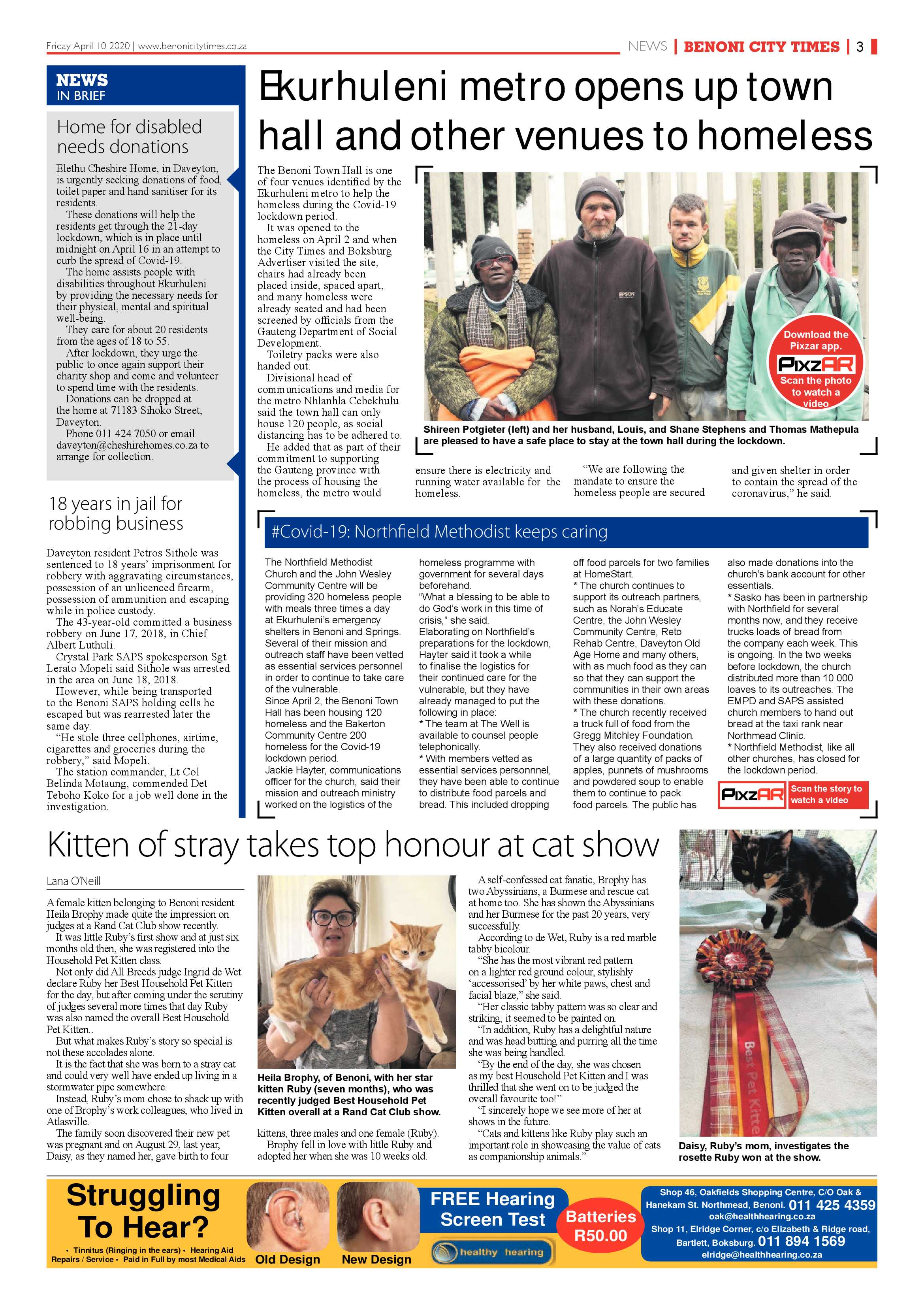 Benoni City Times 9 April 2020 page 3