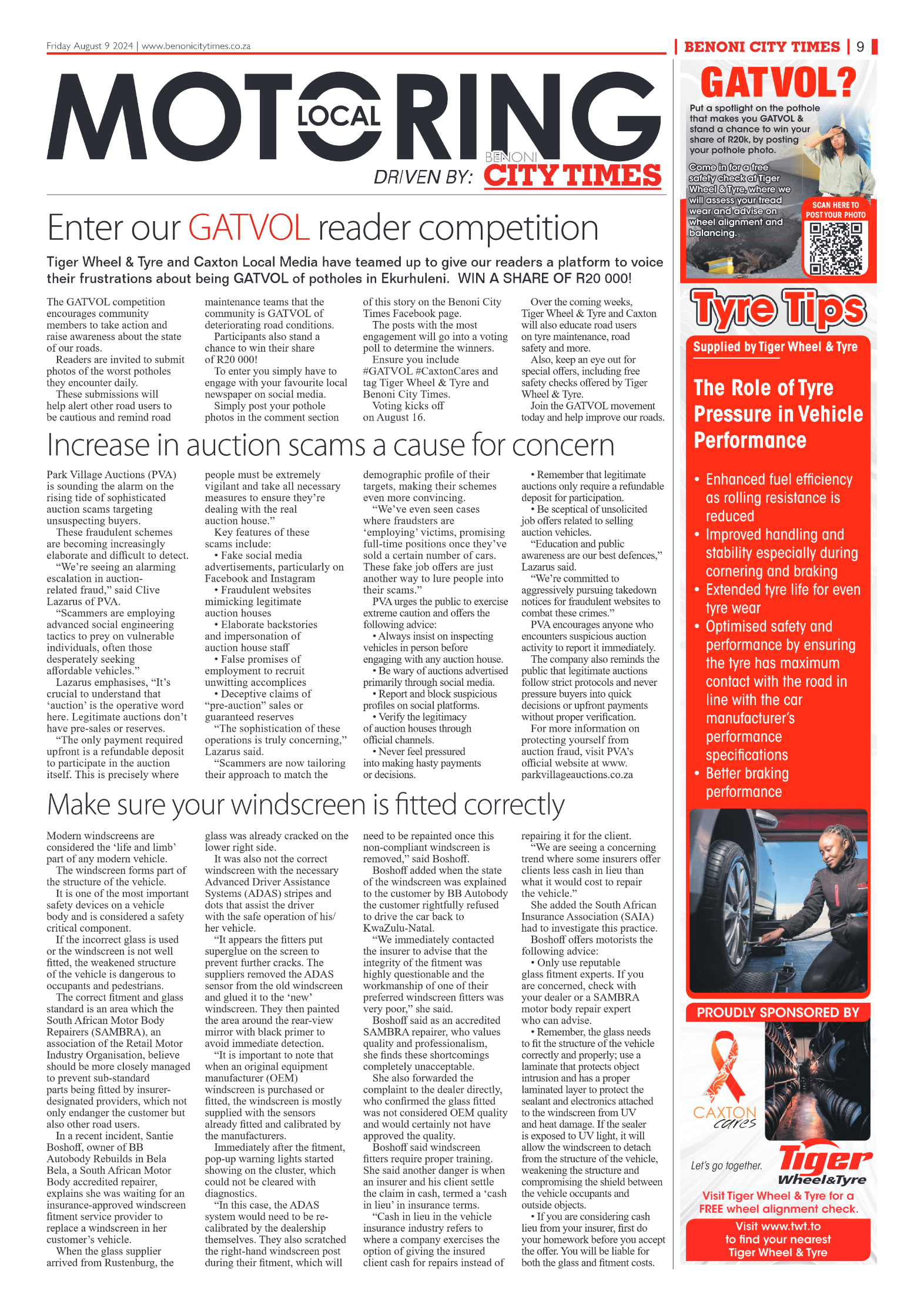 Benoni City Times 9 August 2024 page 9