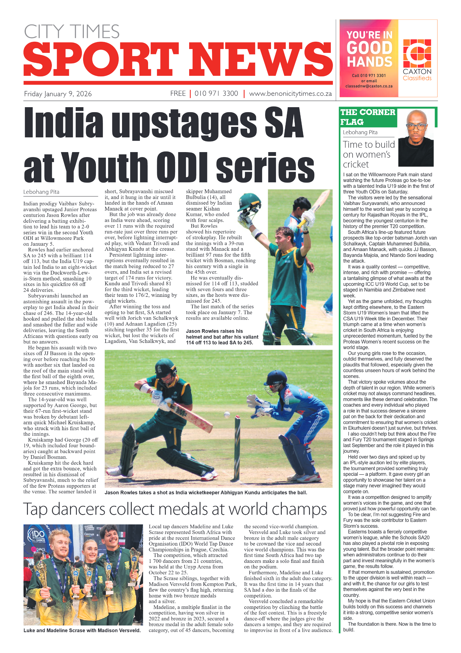 Benoni City Times 9 January 2026 page 8