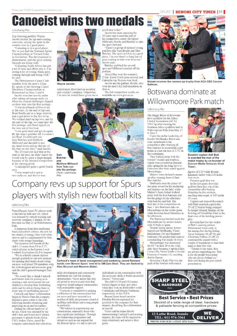 Benoni City Times 9 June 2023 page 11