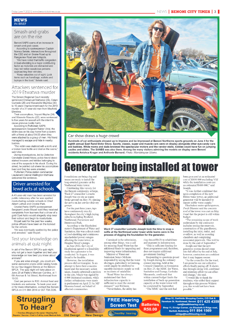 Benoni City Times 9 June 2023 page 3