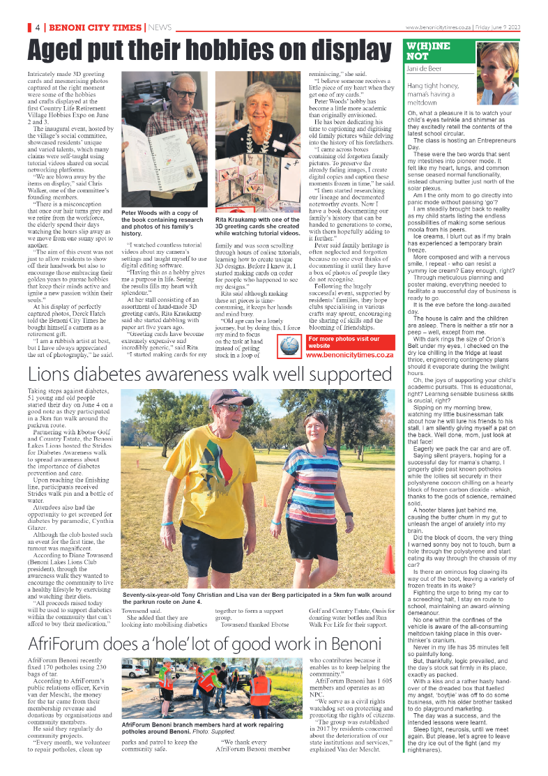 Benoni City Times 9 June 2023 page 4