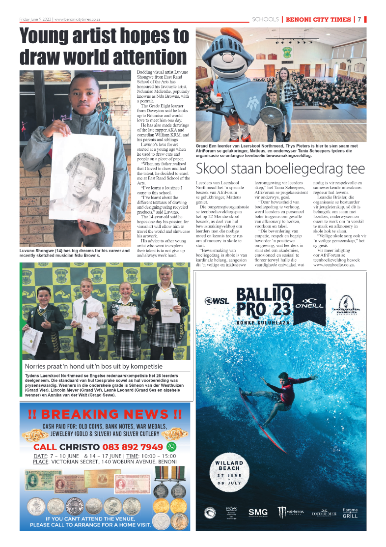 Benoni City Times 9 June 2023 page 7