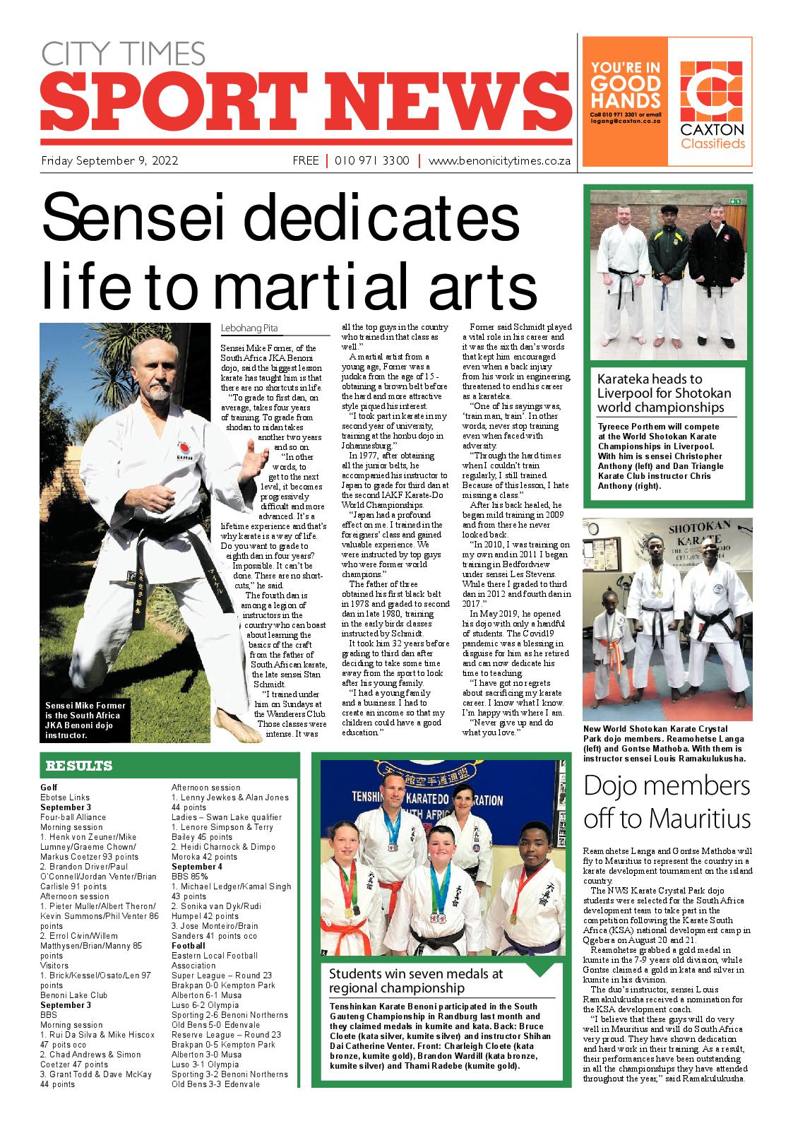 Benoni City Times 9 September 2022 page 12