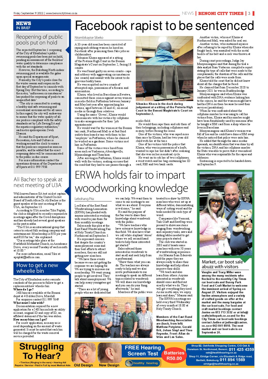 Benoni City Times 9 September 2022 page 3