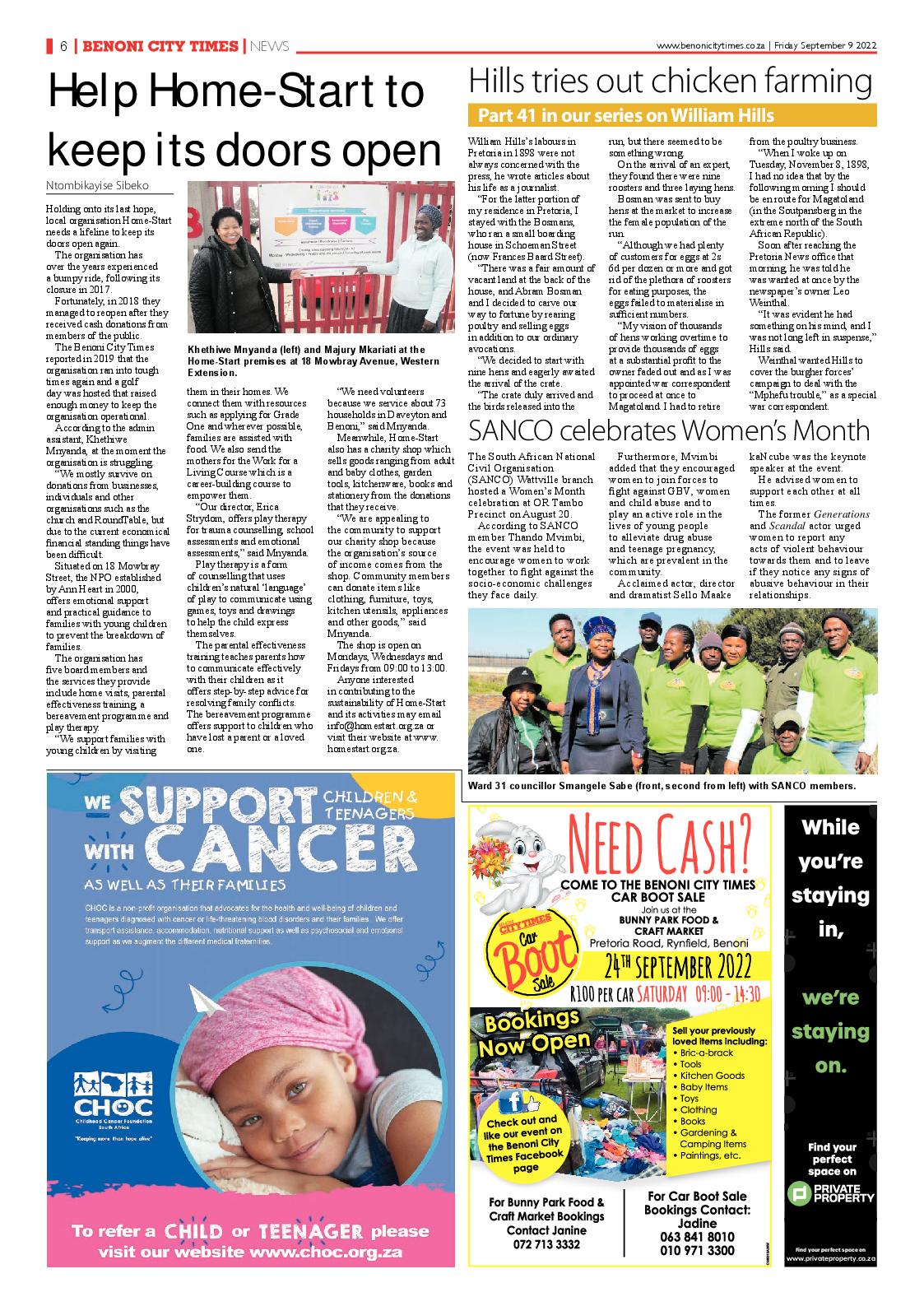 Benoni City Times 9 September 2022 page 6