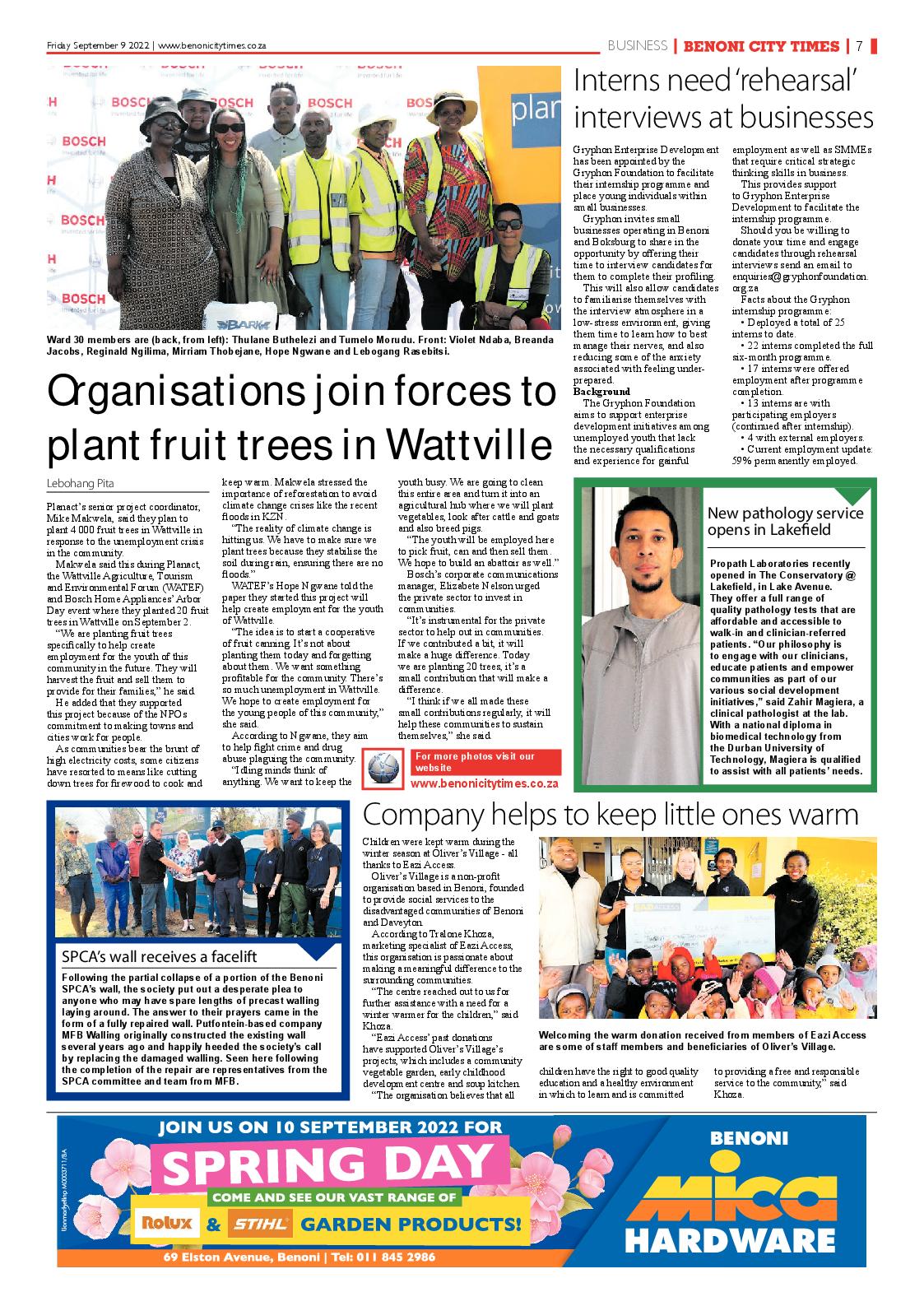 Benoni City Times 9 September 2022 page 7