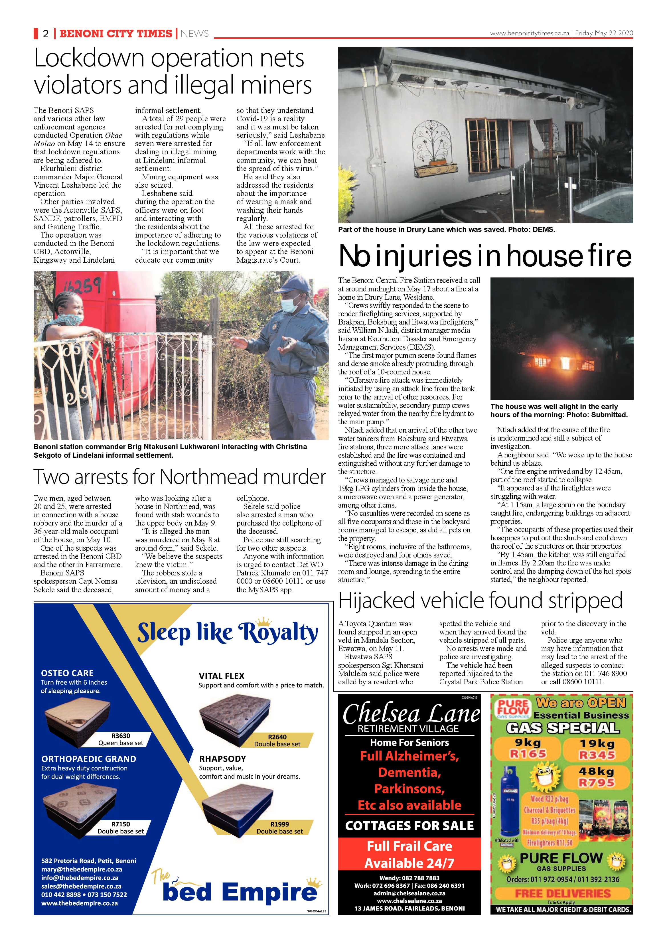 Benoni City Times  21 May 2020 page 2