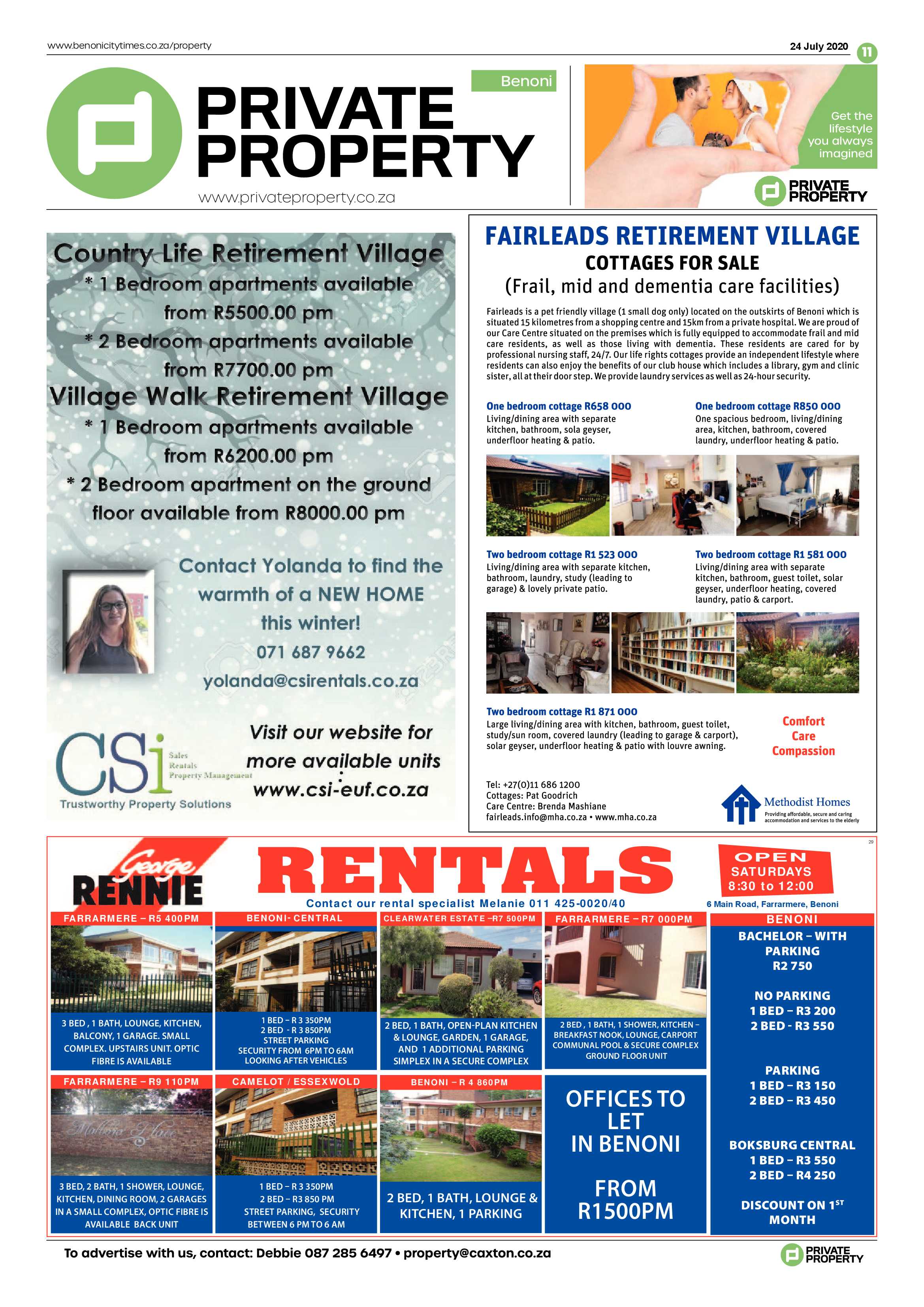 Benoni City Times  July 23 2020 page 11