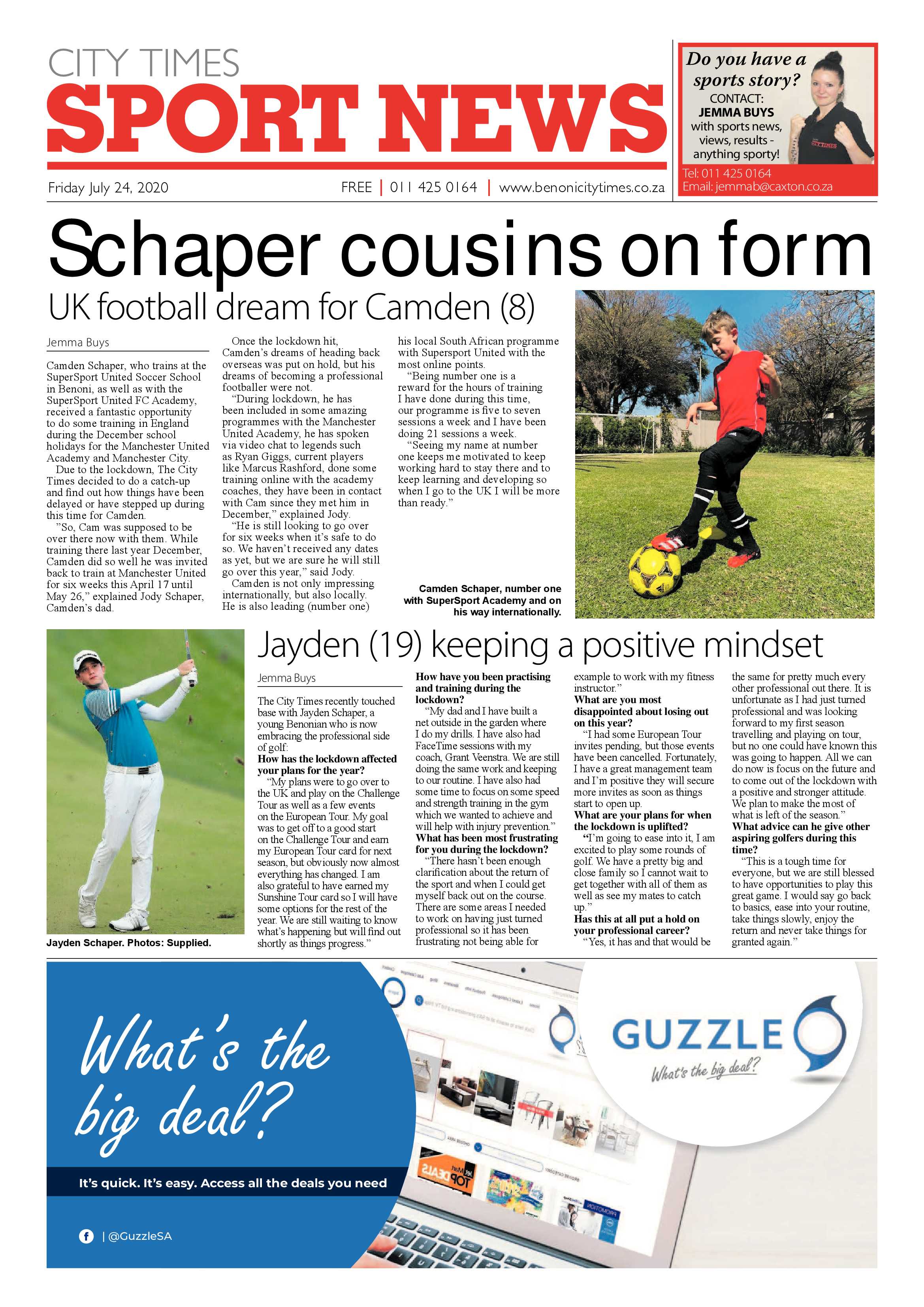 Benoni City Times  July 23 2020 page 16