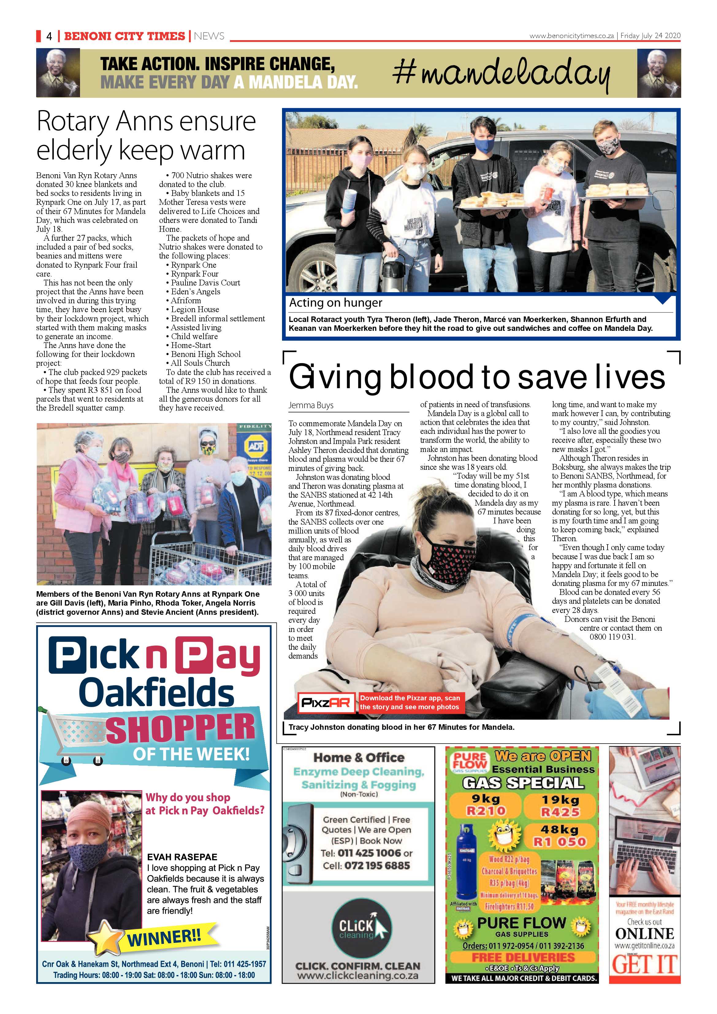 Benoni City Times  July 23 2020 page 4