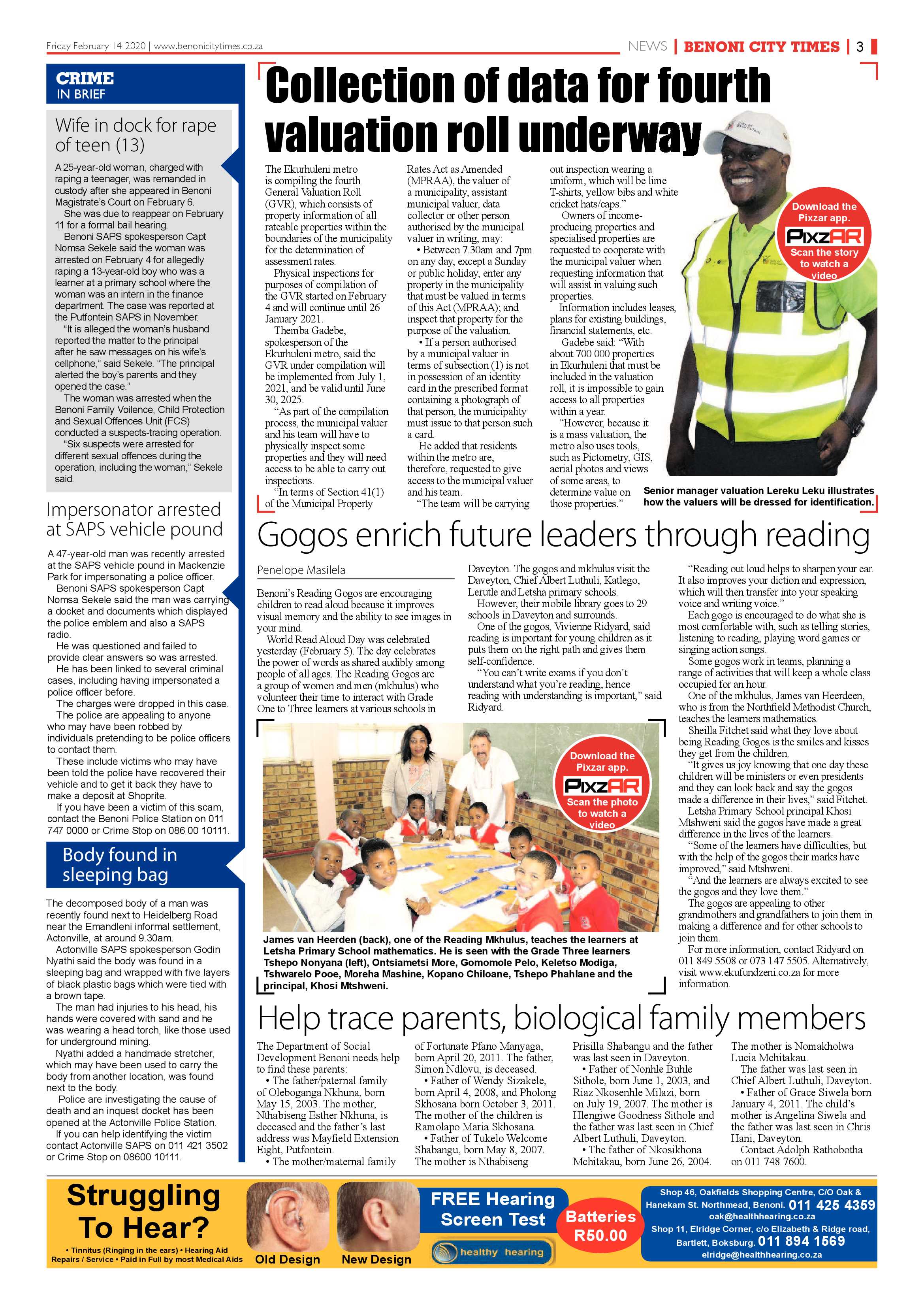 Benoni City Times 13 February 2020 page 3
