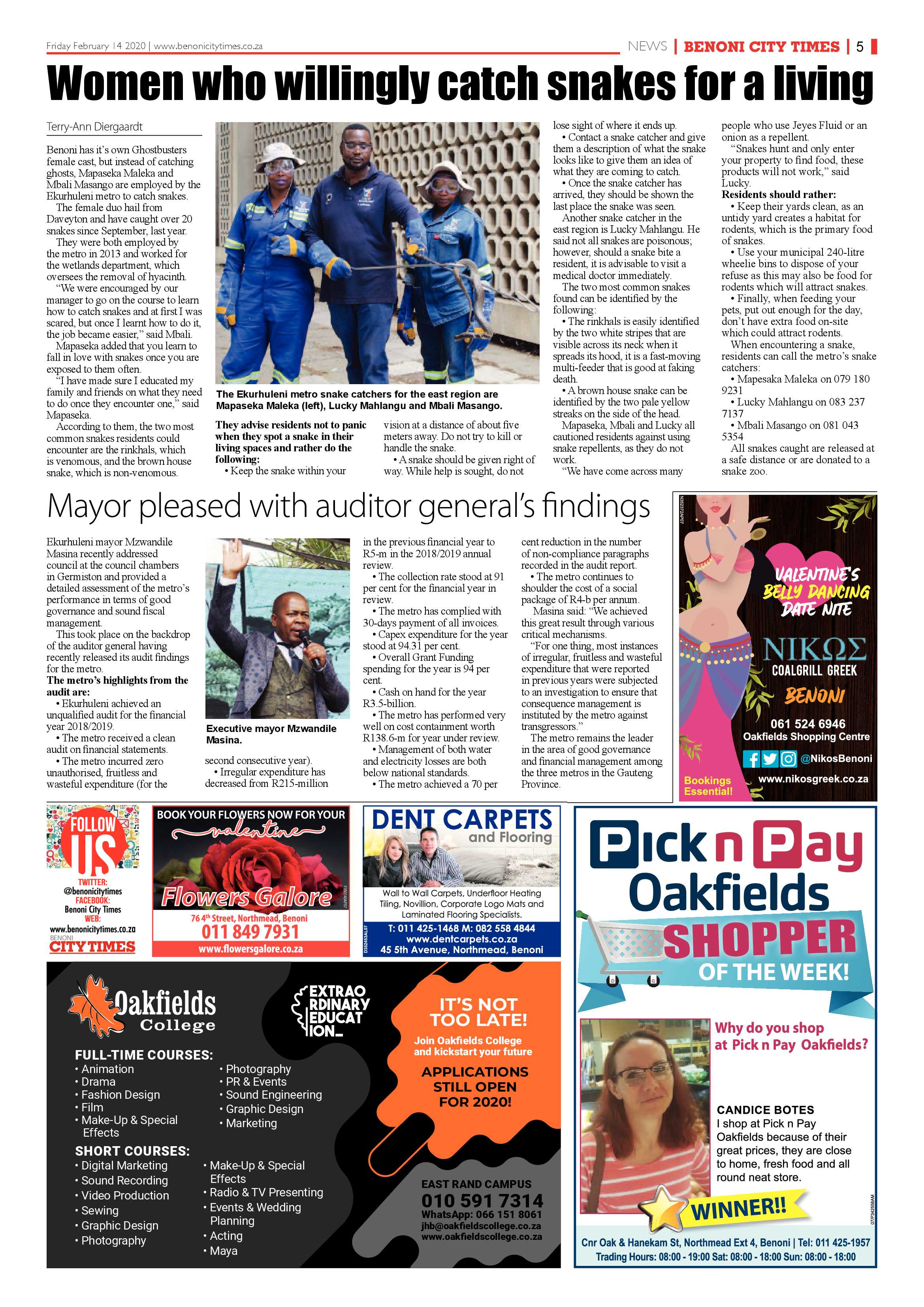 Benoni City Times 13 February 2020 page 5