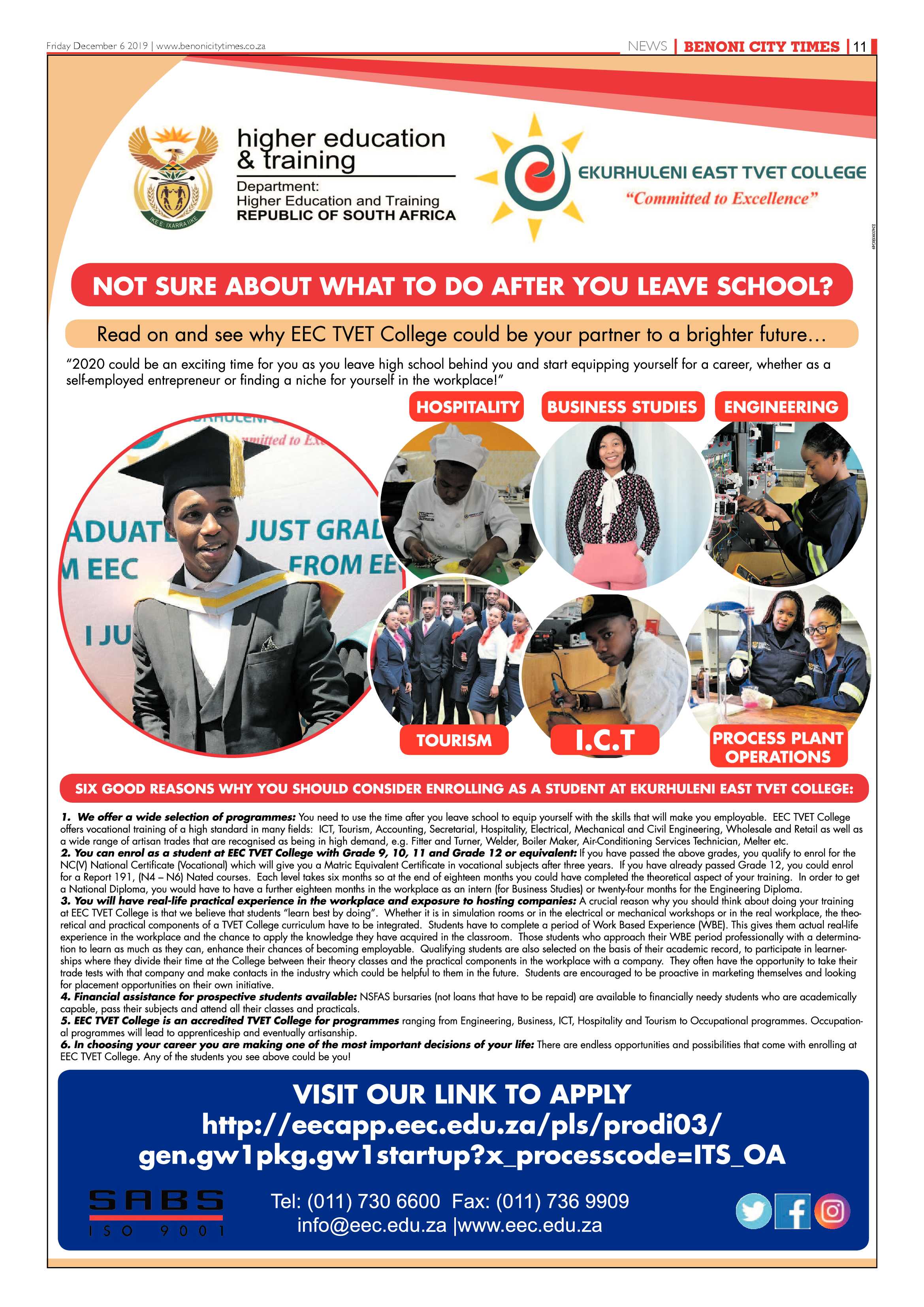 Benoni City times 05 December 2019 page 11