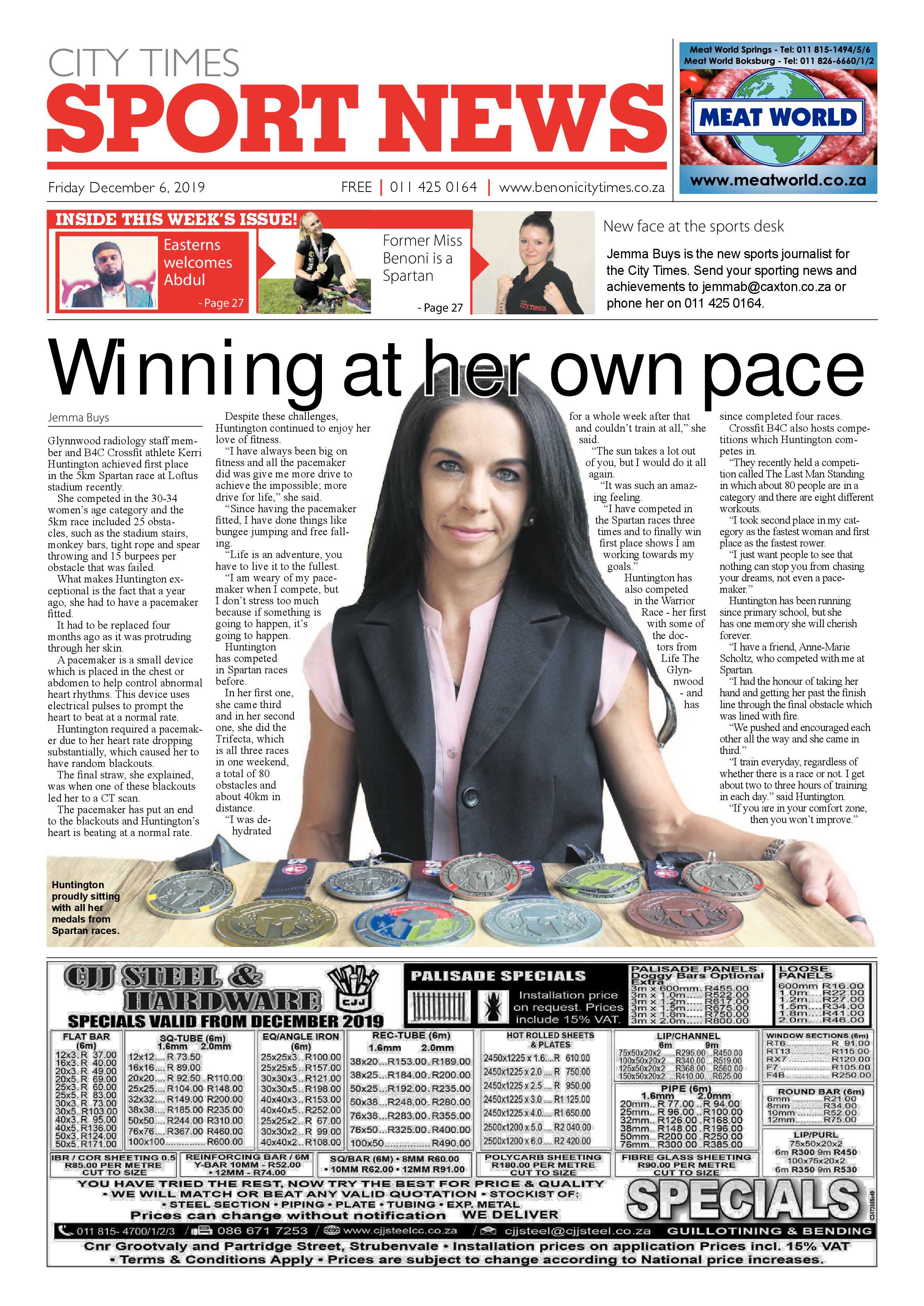 Benoni City times 05 December 2019 page 28