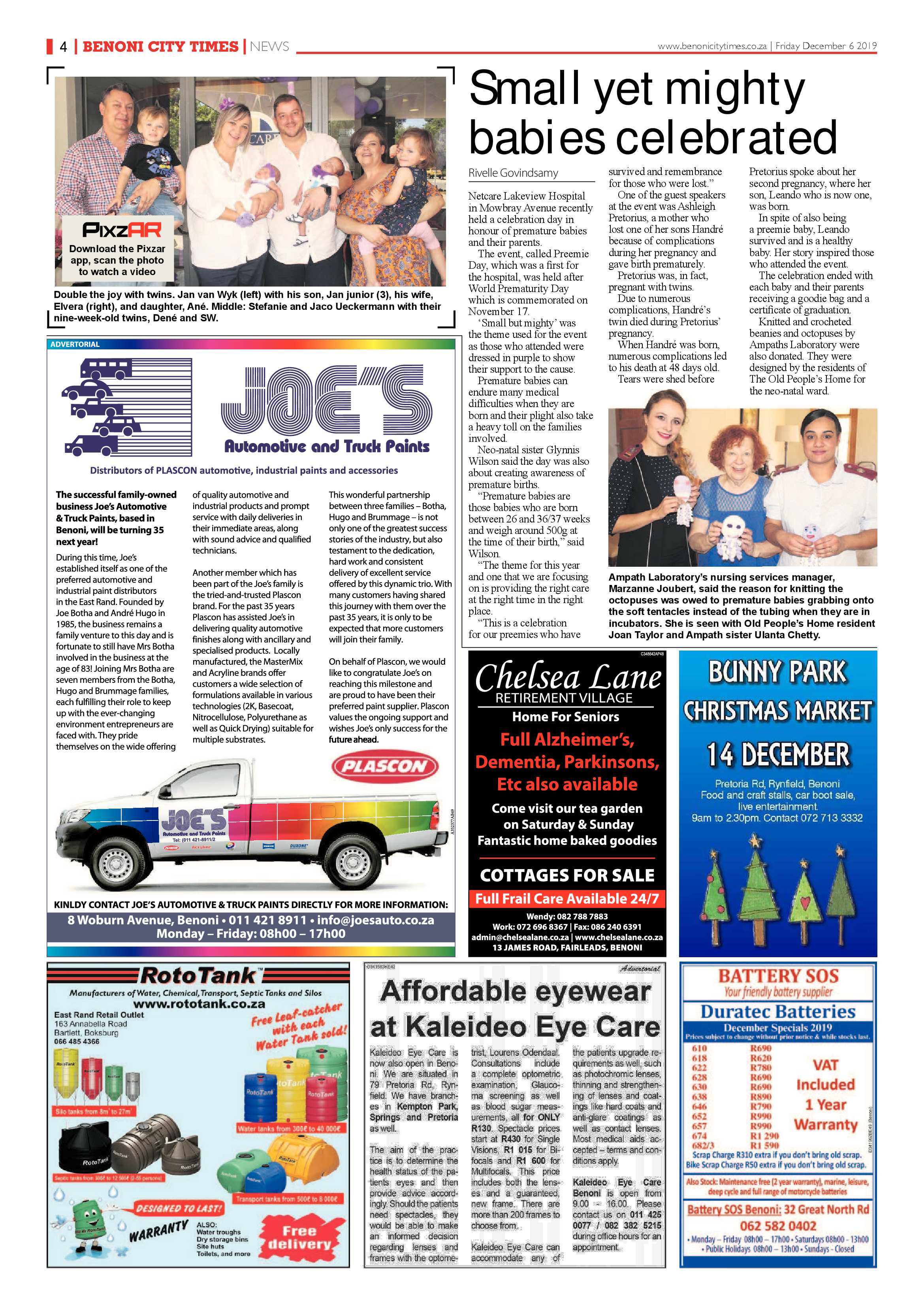 Benoni City times 05 December 2019 page 4