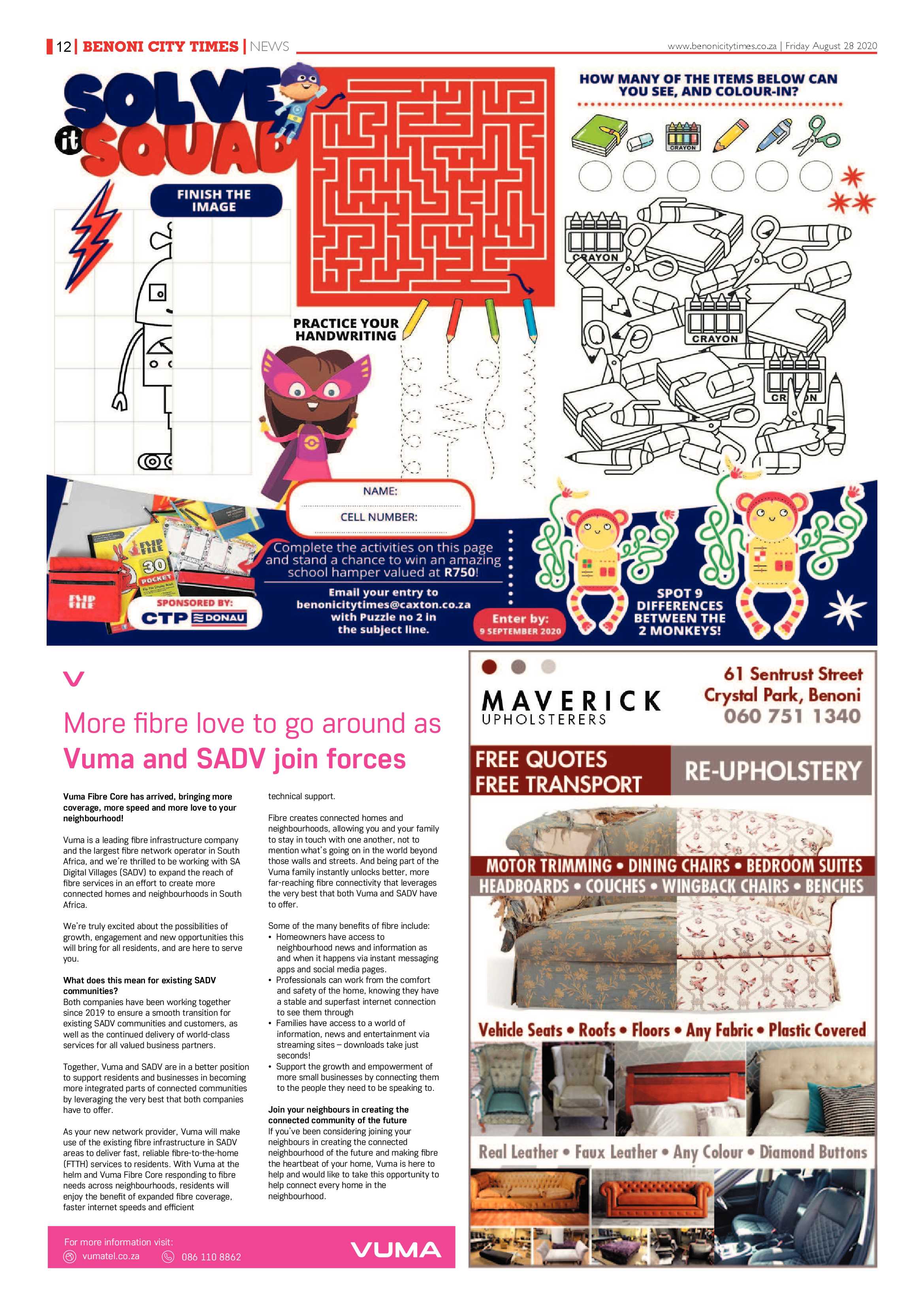 Benoni City times 27 August 2020 page 12