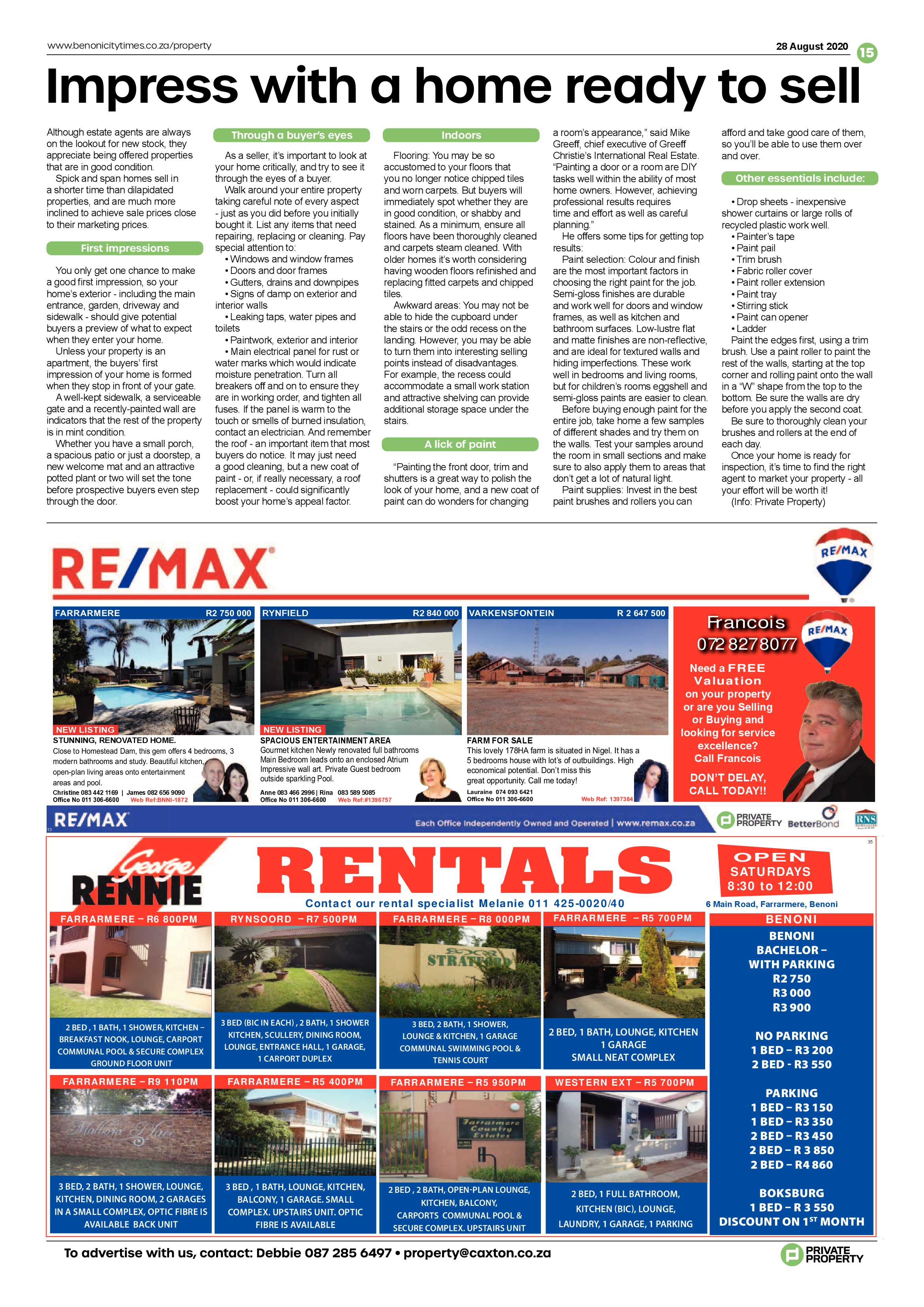 Benoni City times 27 August 2020 page 15