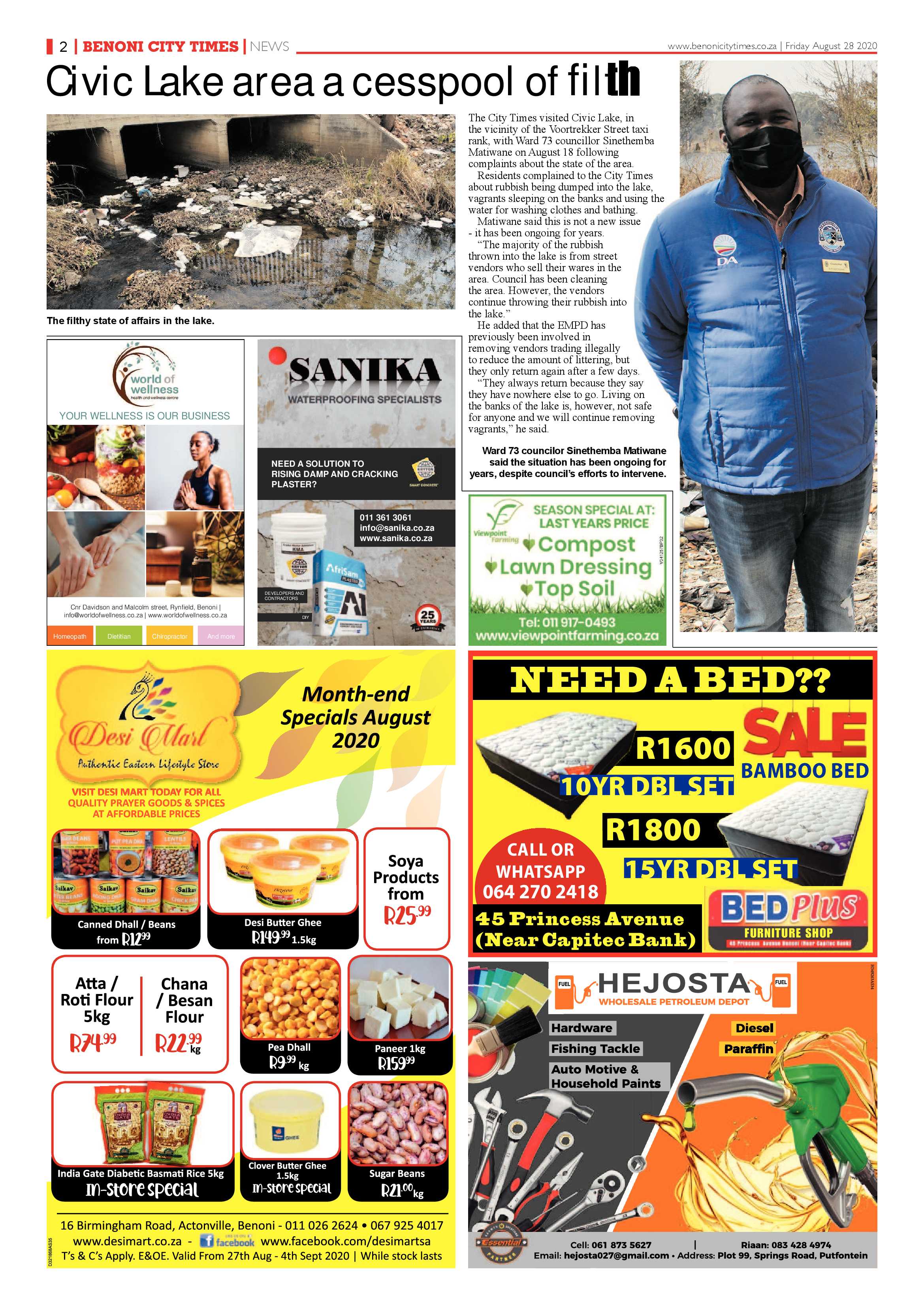 Benoni City times 27 August 2020 page 2