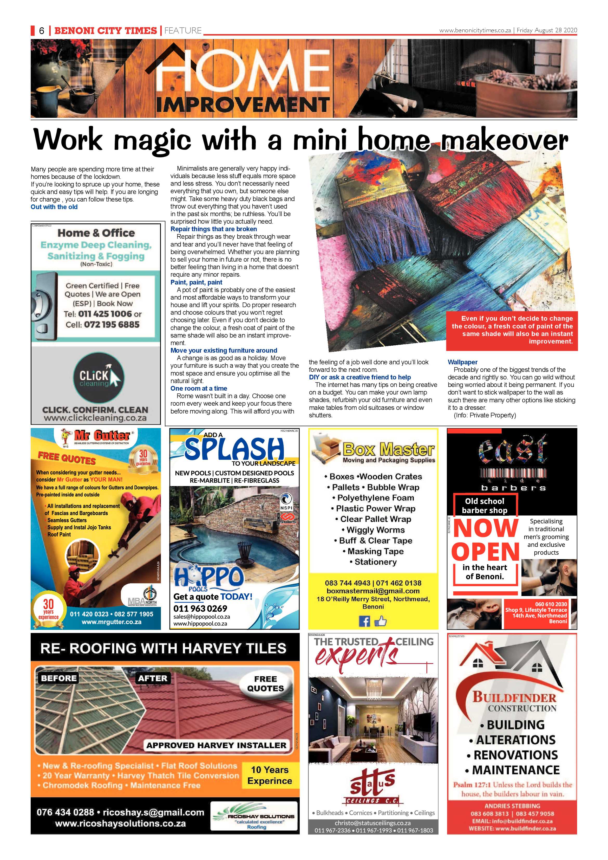 Benoni City times 27 August 2020 page 6