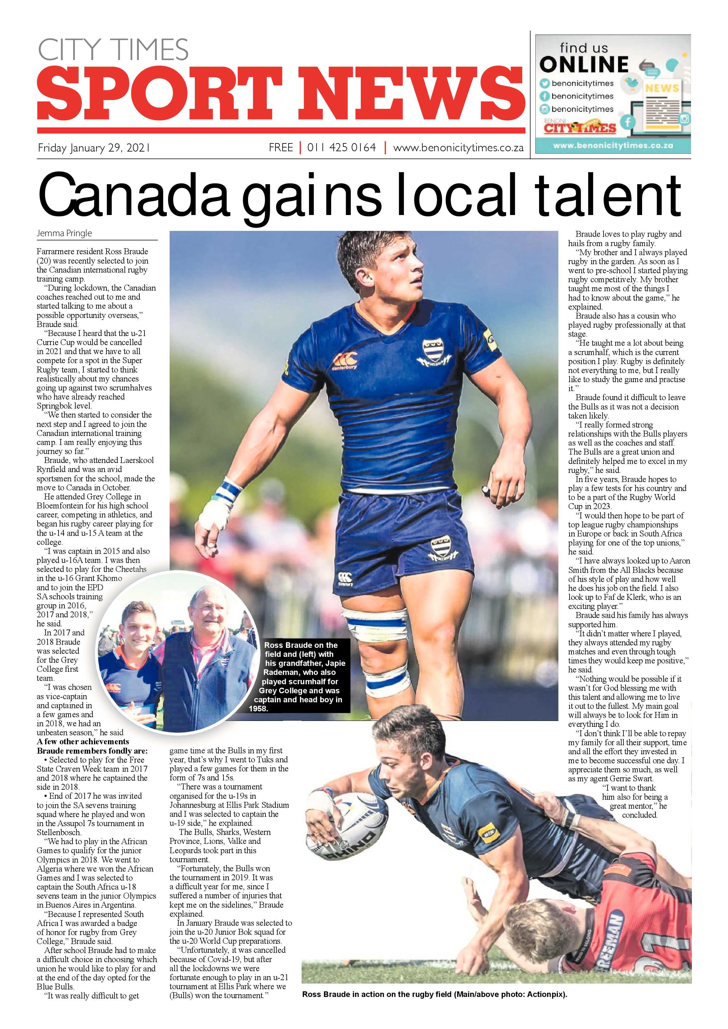 Benoni City times 28 January 2021 page 20