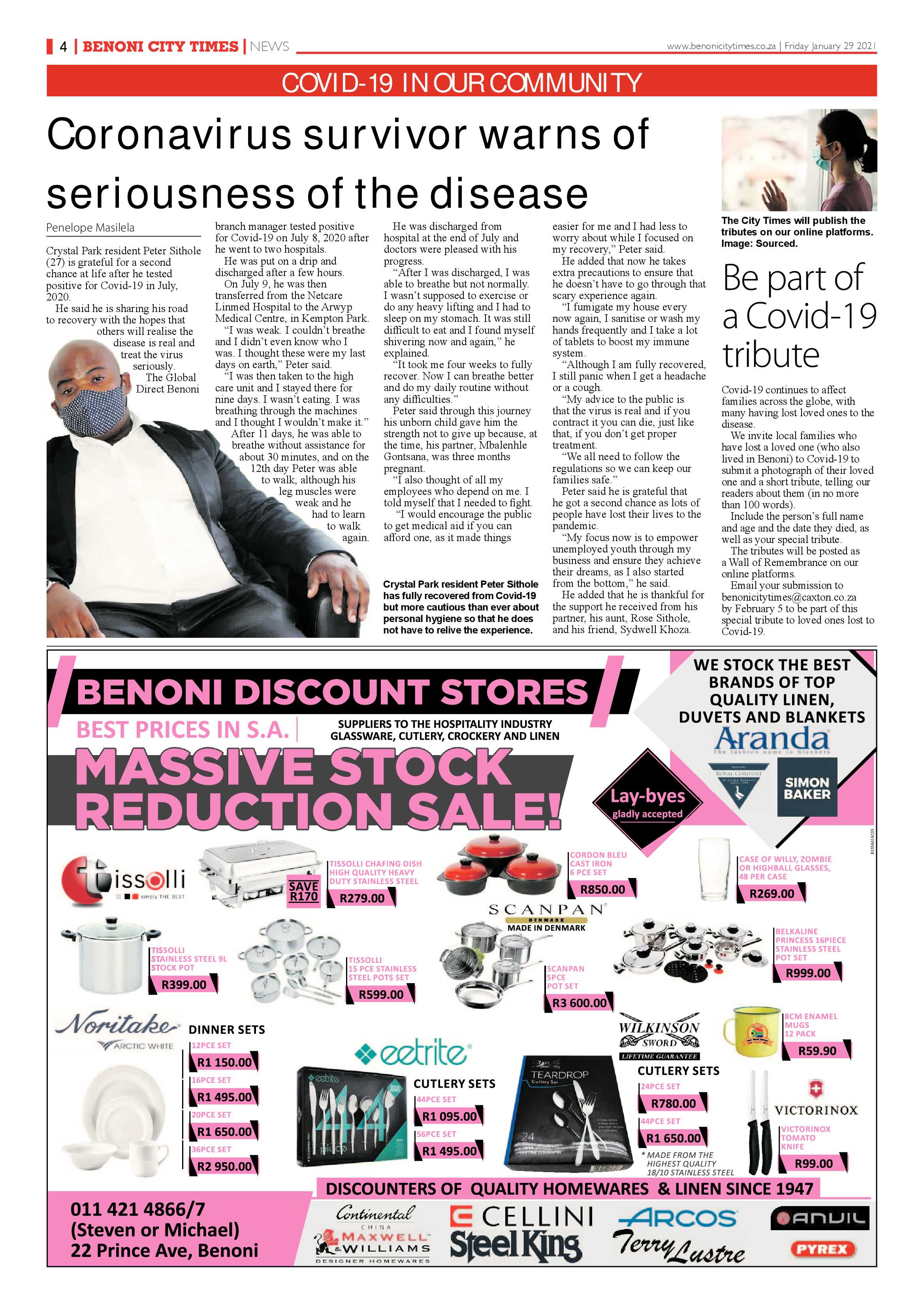 Benoni City times 28 January 2021 page 4