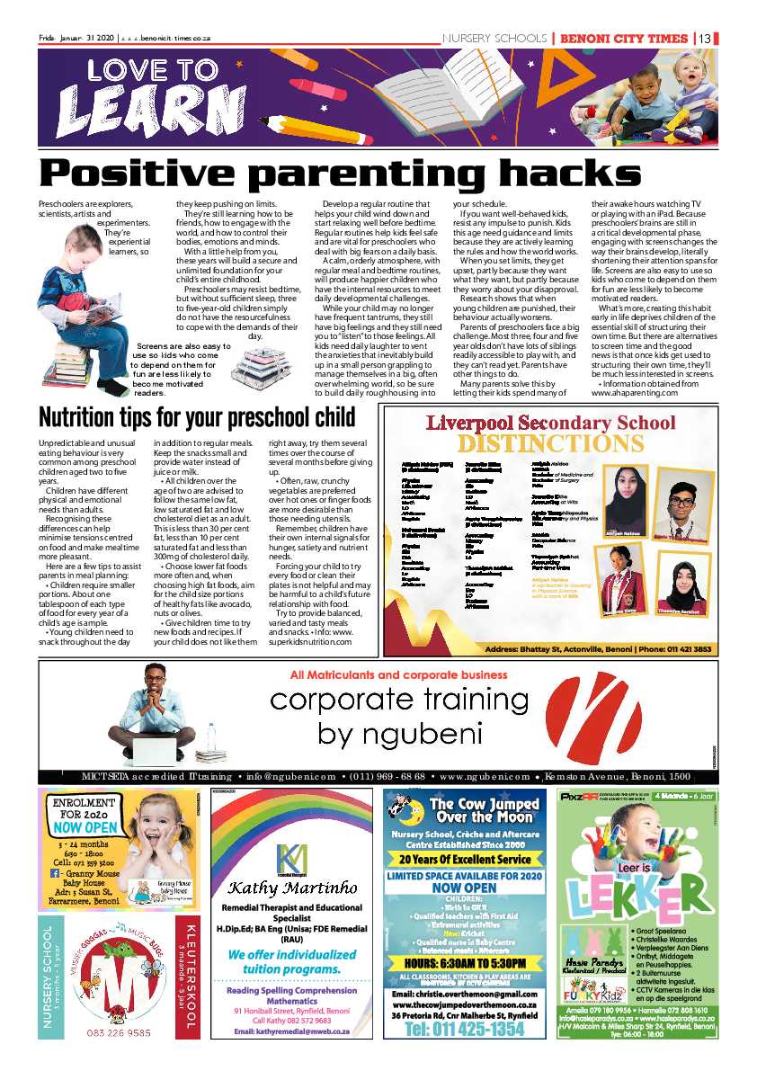 Benoni City Times 30 January 2020 page 13